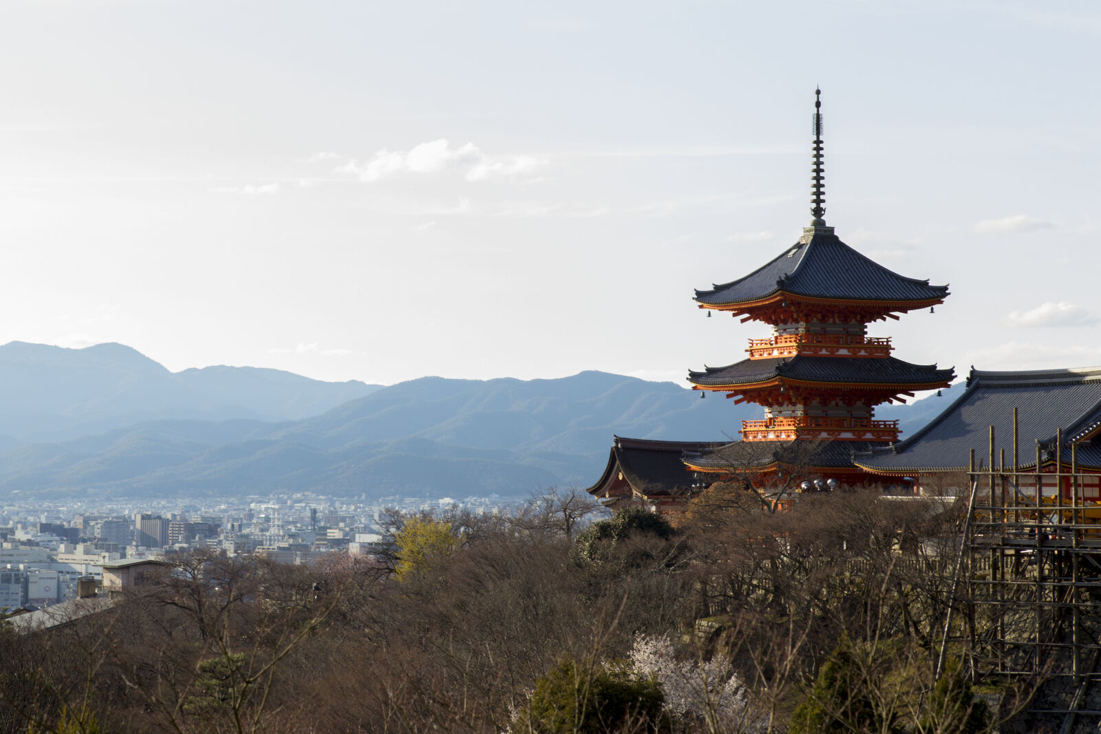 Canon EOS 6D + Canon EF 24-105mm F4L IS USM sample photo. Winter, temple, japan, kyoto photography
