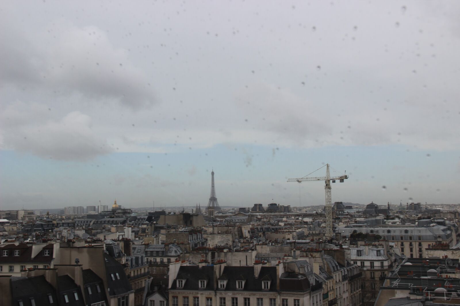 Canon EF-S 18-135mm F3.5-5.6 IS sample photo. Paris, roof, view photography