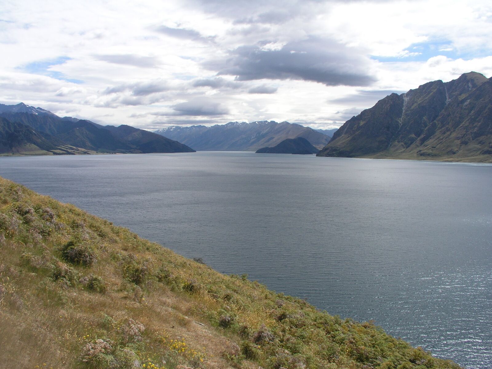 Olympus C5050Z sample photo. New, zealand, lake hawea photography