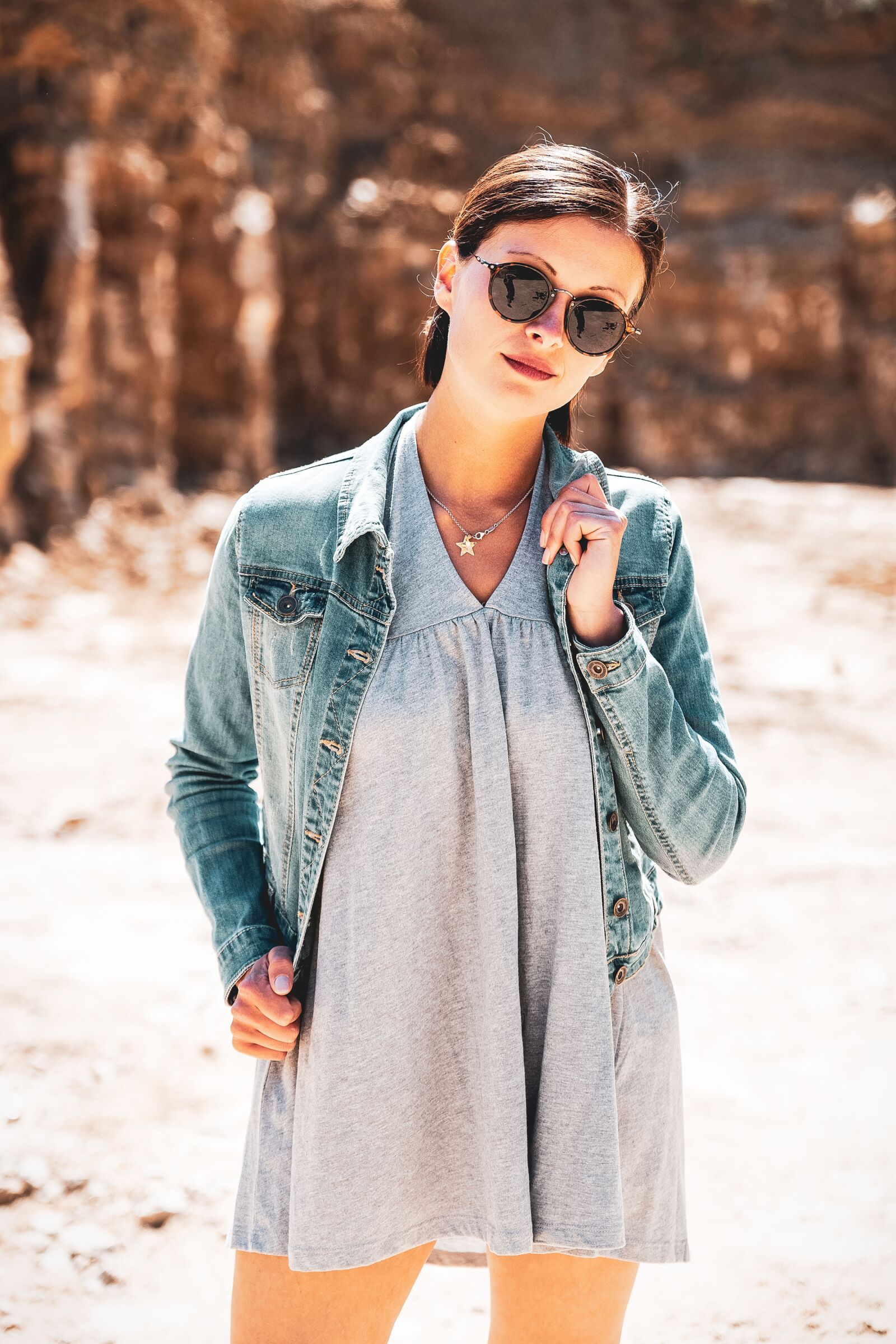 Canon EOS 6D sample photo. Woman, model, quarry photography