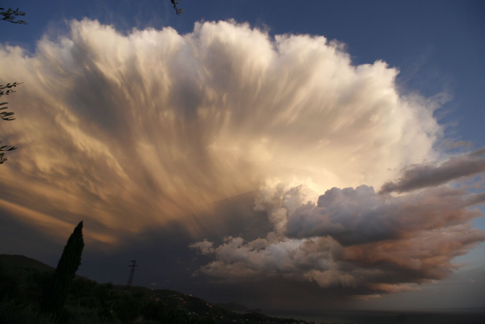 Canon EOS 30D sample photo. Bad weather, thunderstorm, liguria photography