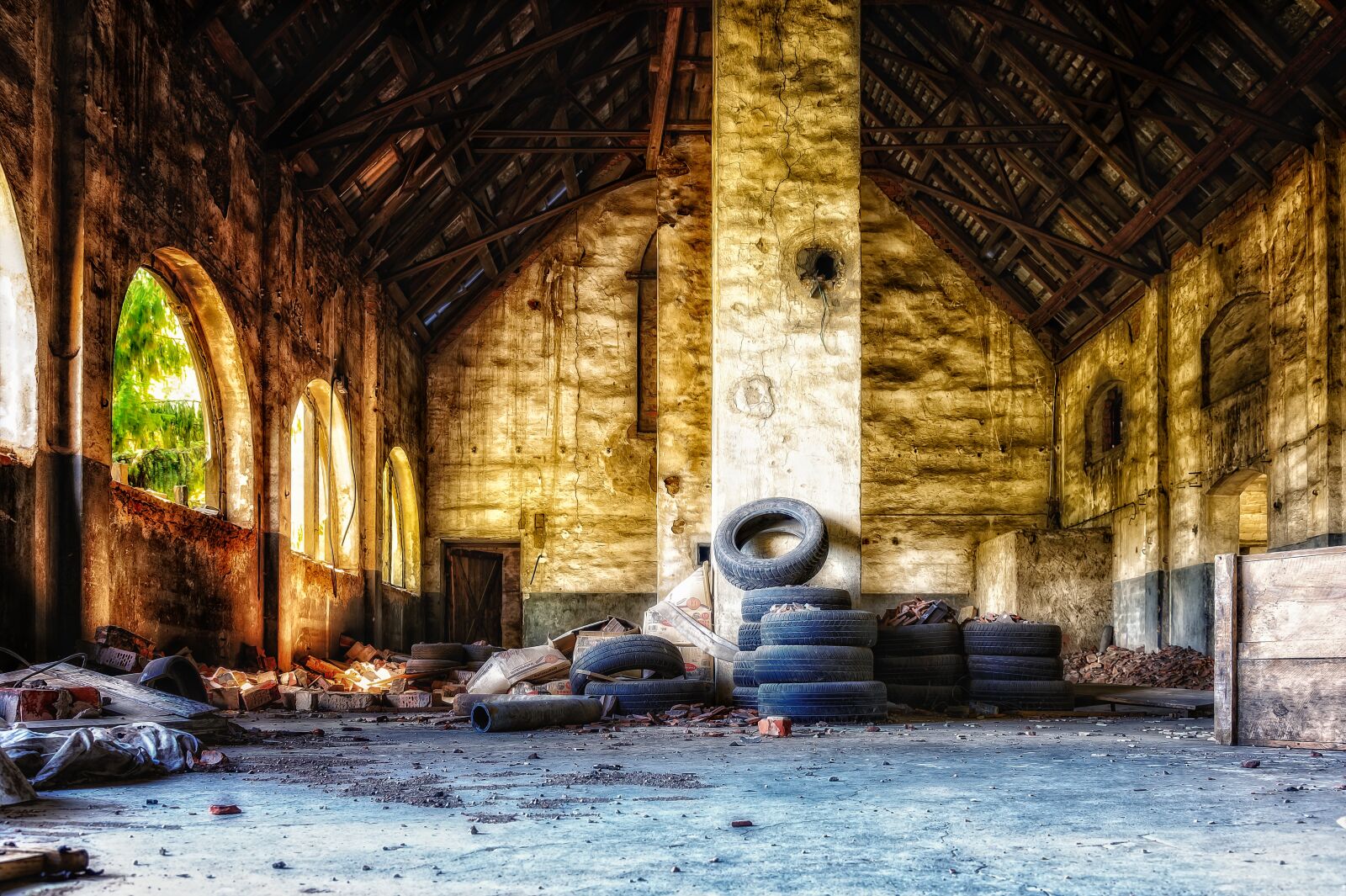 Nikon Z6 sample photo. Factory, hall, empty photography
