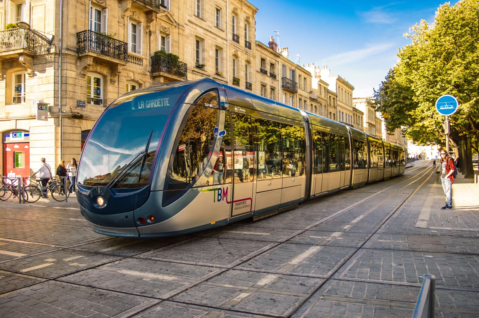 Nikon D3200 sample photo. Bordeaux, france, tram photography
