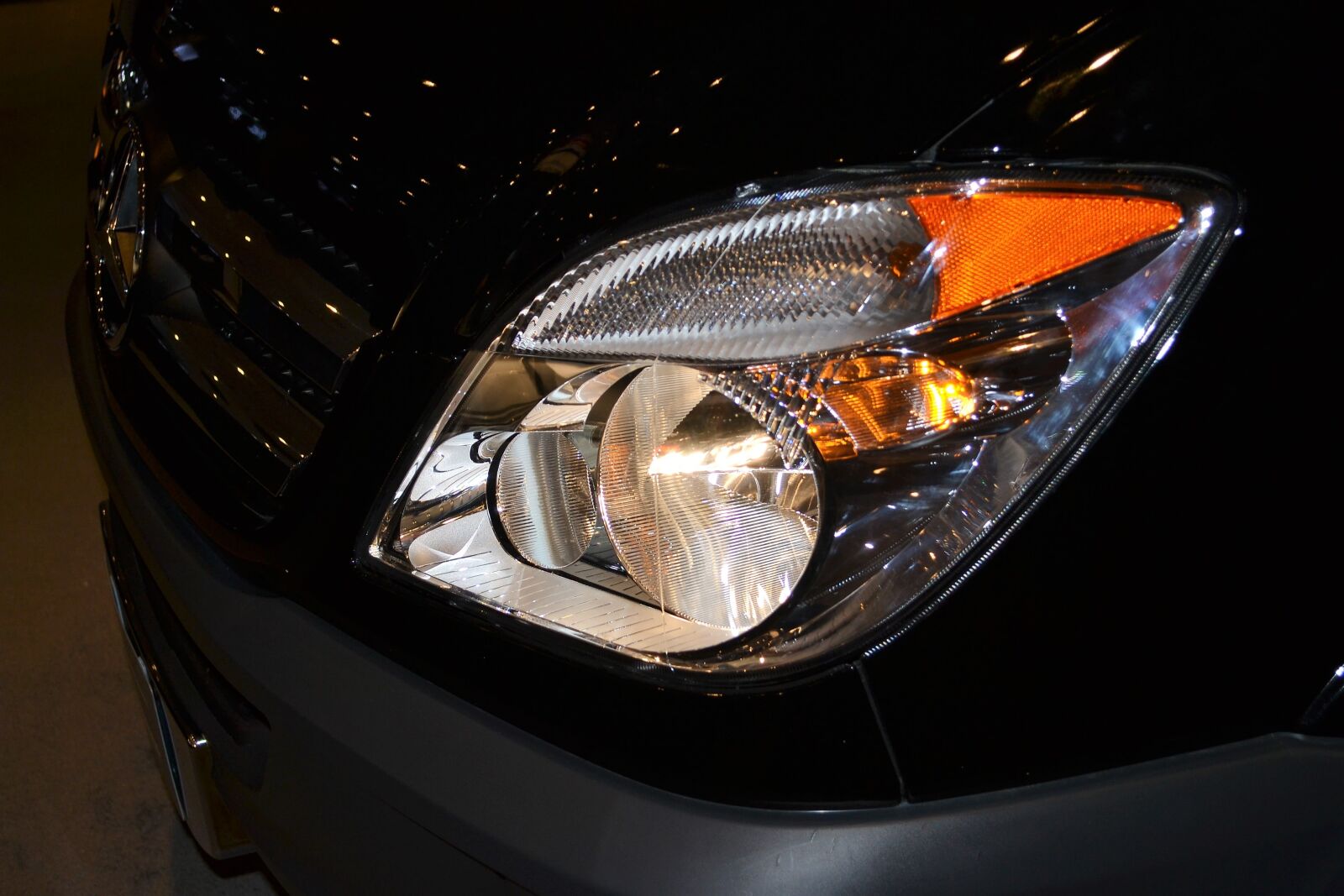 Nikon D3100 sample photo. Toyota, headlamp, black car photography