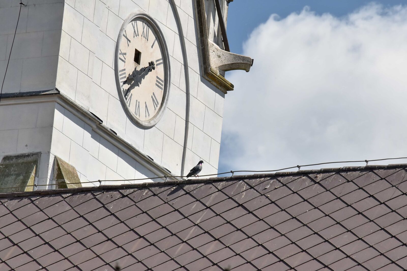 Nikon D5500 sample photo. Analog clock, church tower photography