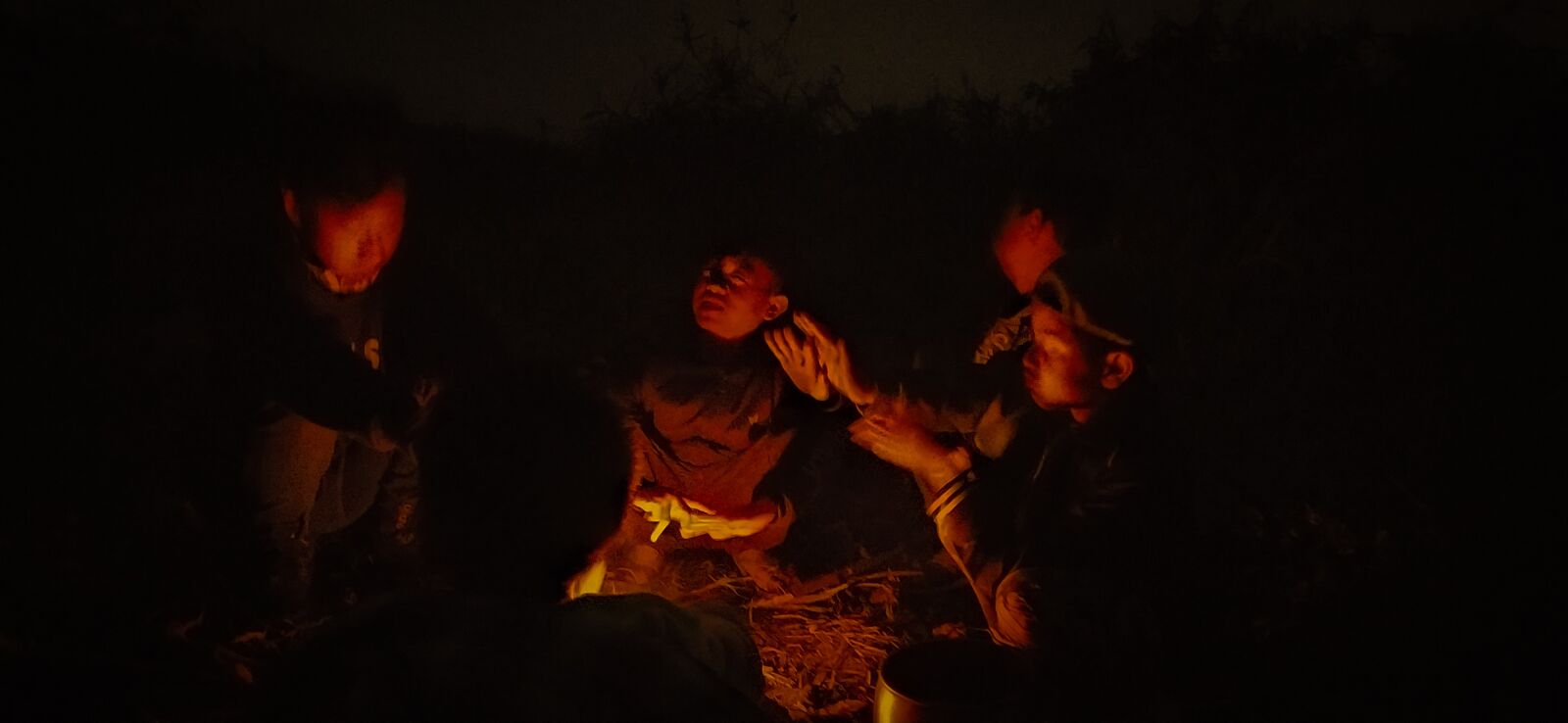 Xiaomi Redmi Note 8 sample photo. Camp, people, black photography