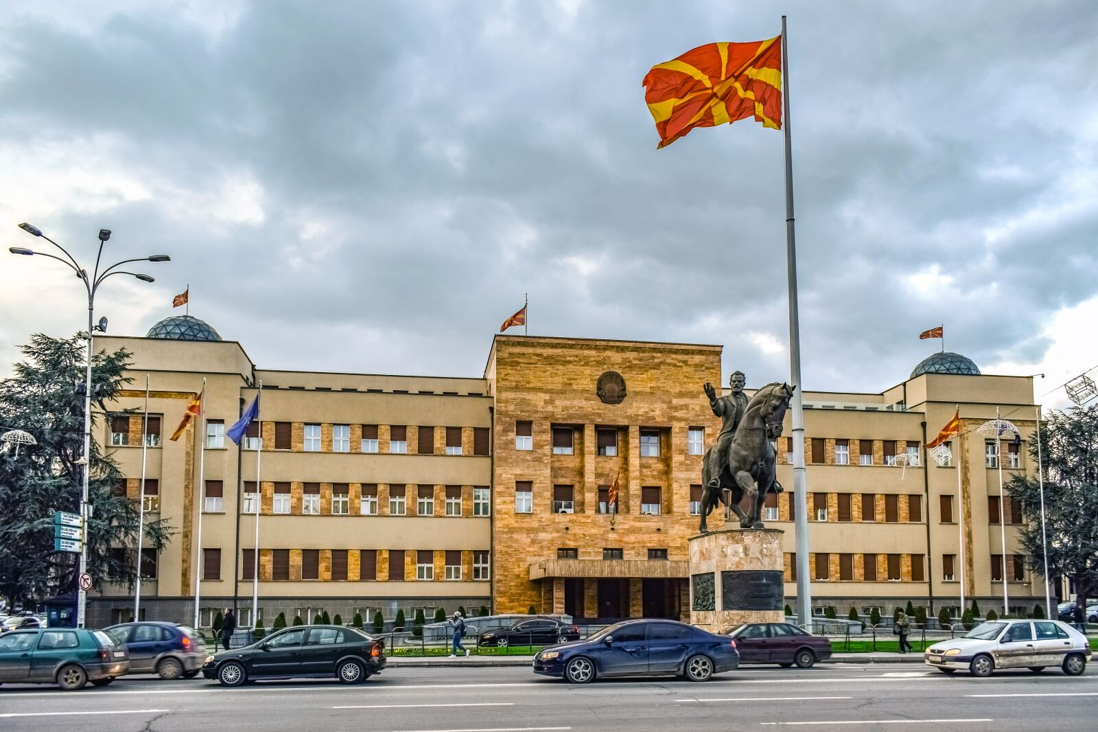 Nikon D3300 sample photo. Skopje, north macedonia, parliament photography