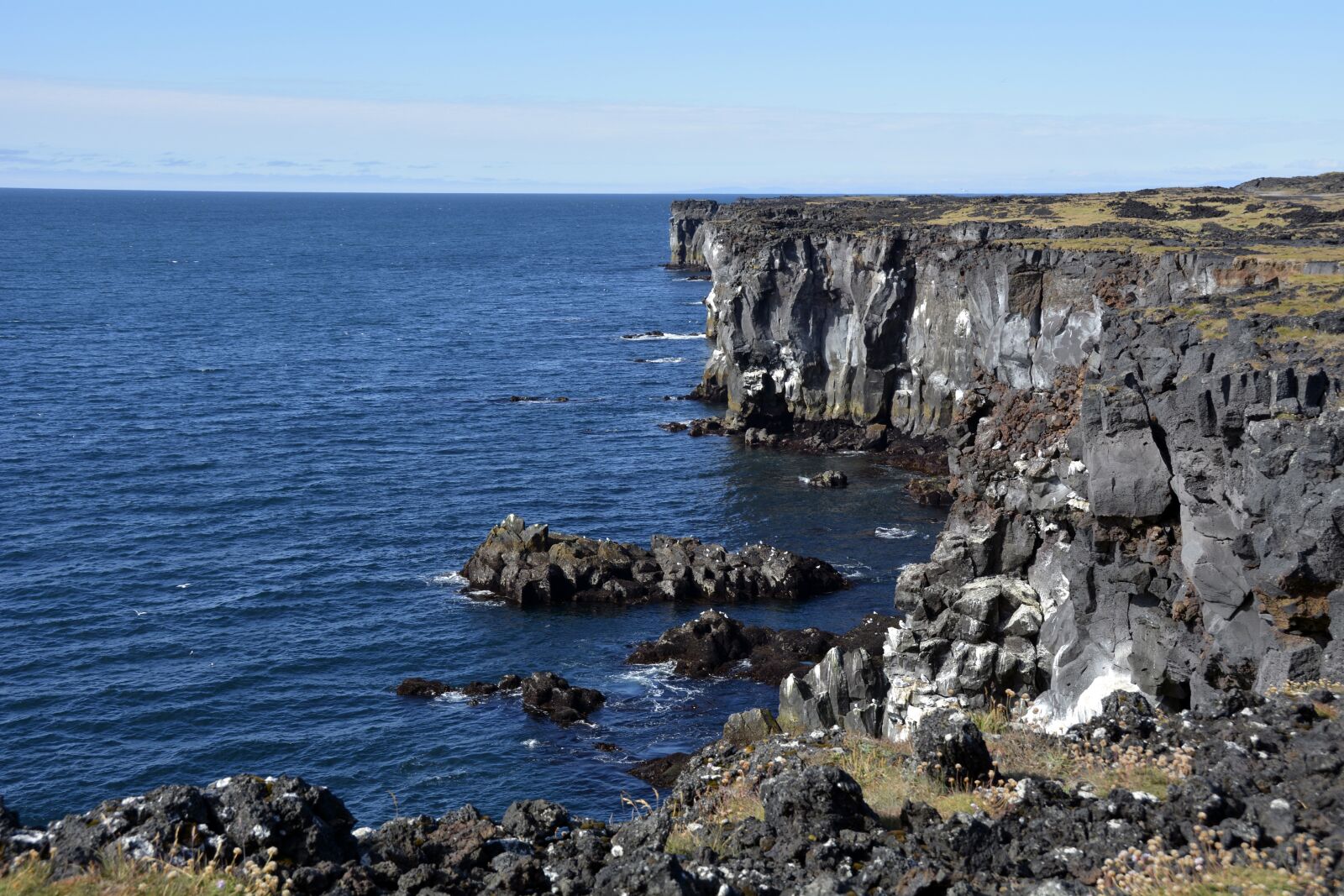 Nikon D7100 sample photo. öndverðarnes, cliff, cliffs photography