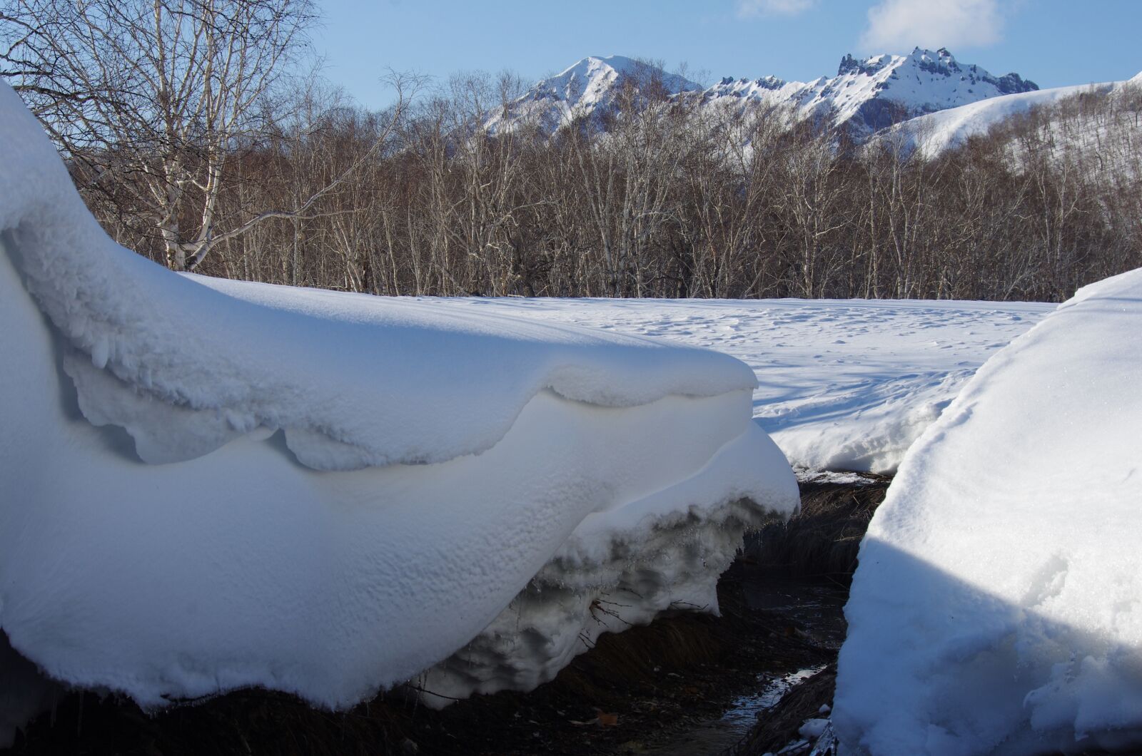 Pentax K-5 sample photo. Winter, snow, snowdrifts photography