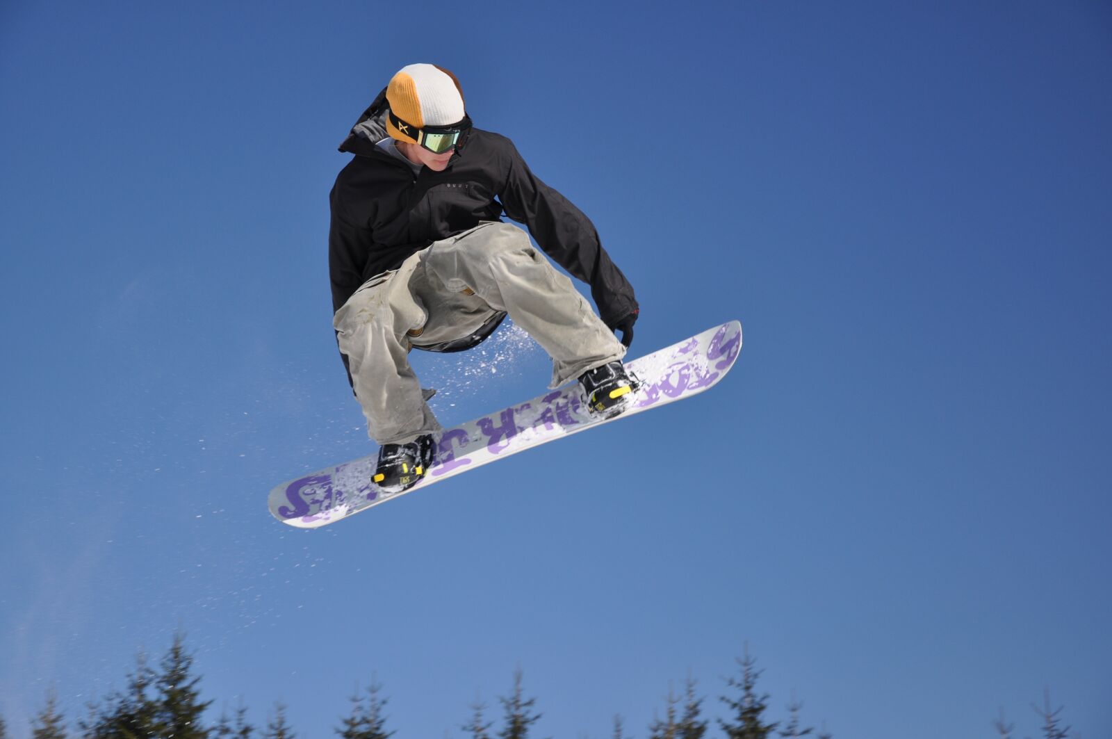 Nikon D90 sample photo. Snowboarding, sport, winter photography