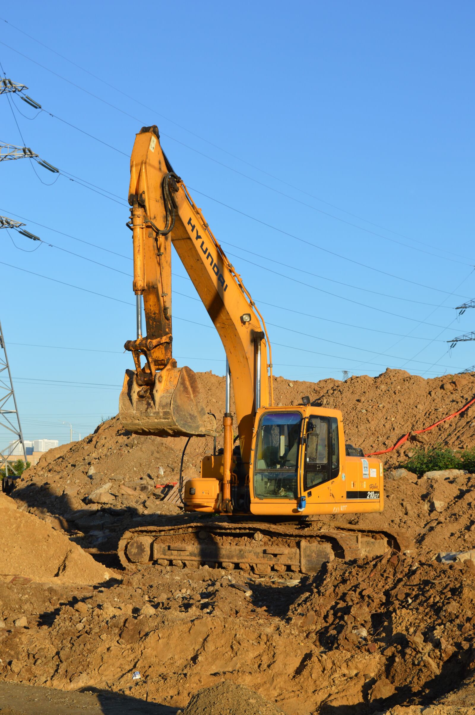 Nikon D3200 sample photo. Excavator, construction equipment, excavator photography