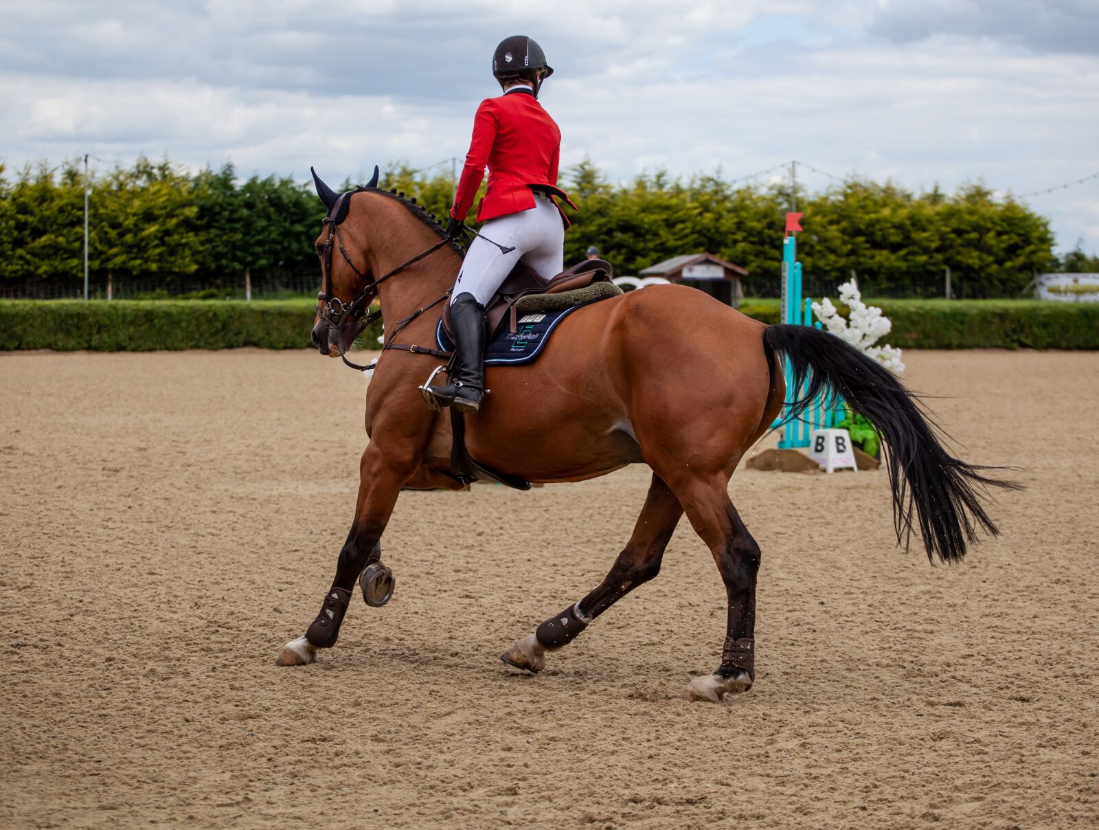 Canon EF 70-200mm F4L USM sample photo. Horse jumping, jumping, equestrian photography