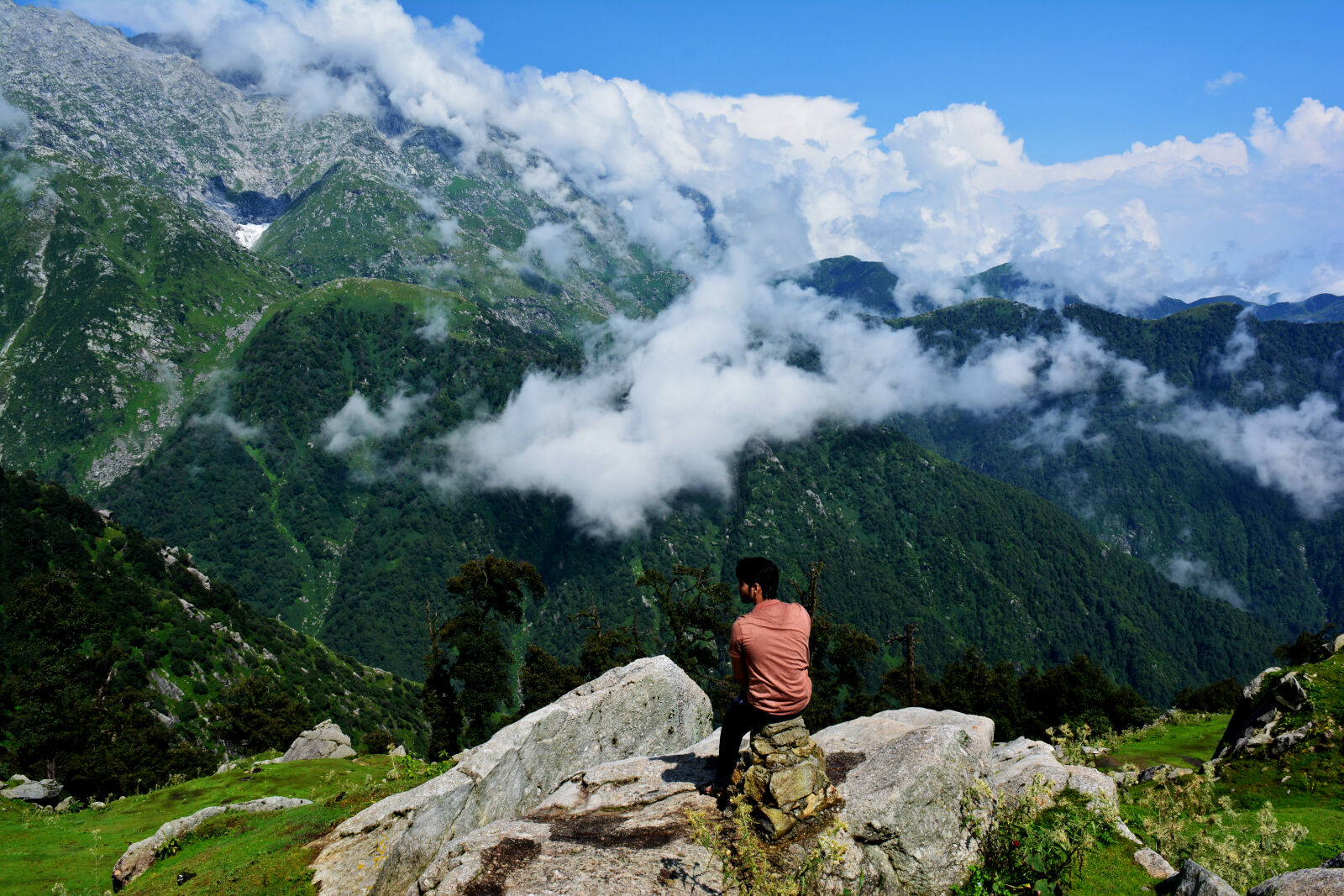 Nikon D5200 sample photo. Clear, clouds, green, india photography