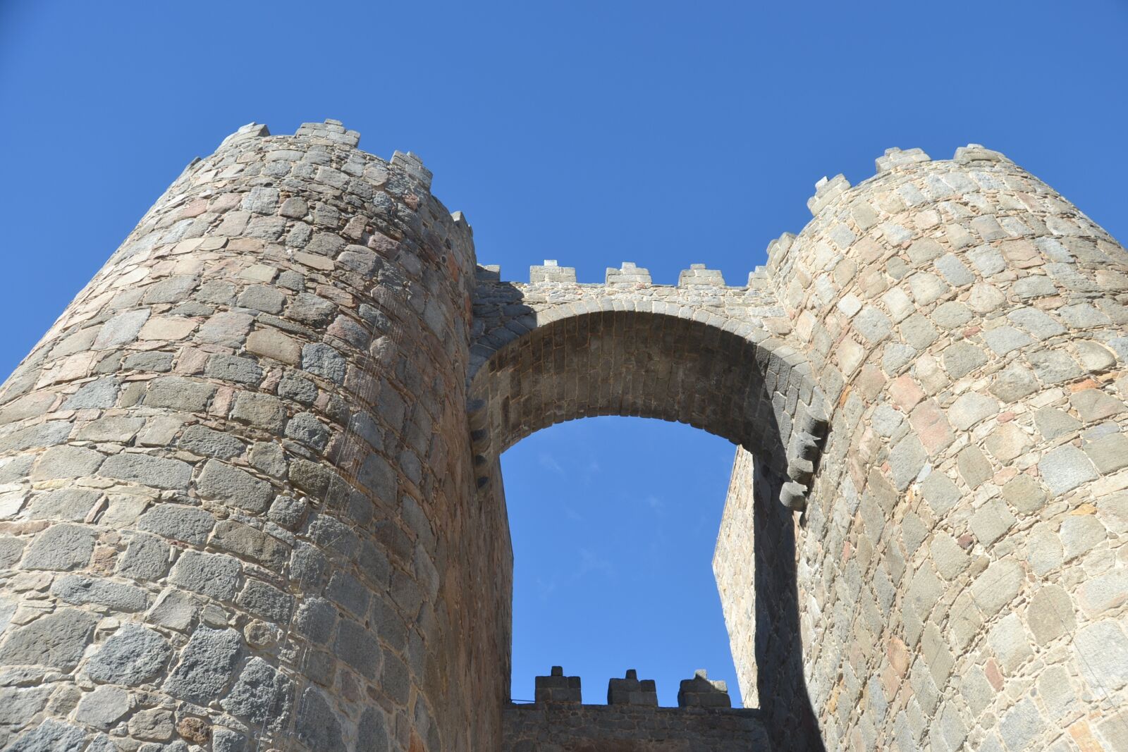 Nikon D3100 sample photo. Avila, wall, medieval photography