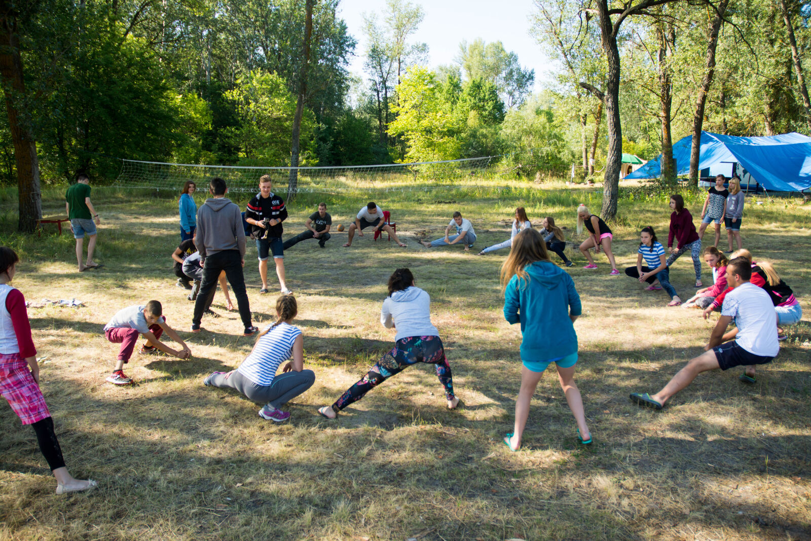 Nikon D7100 sample photo. Camp, dip, forest, pine photography