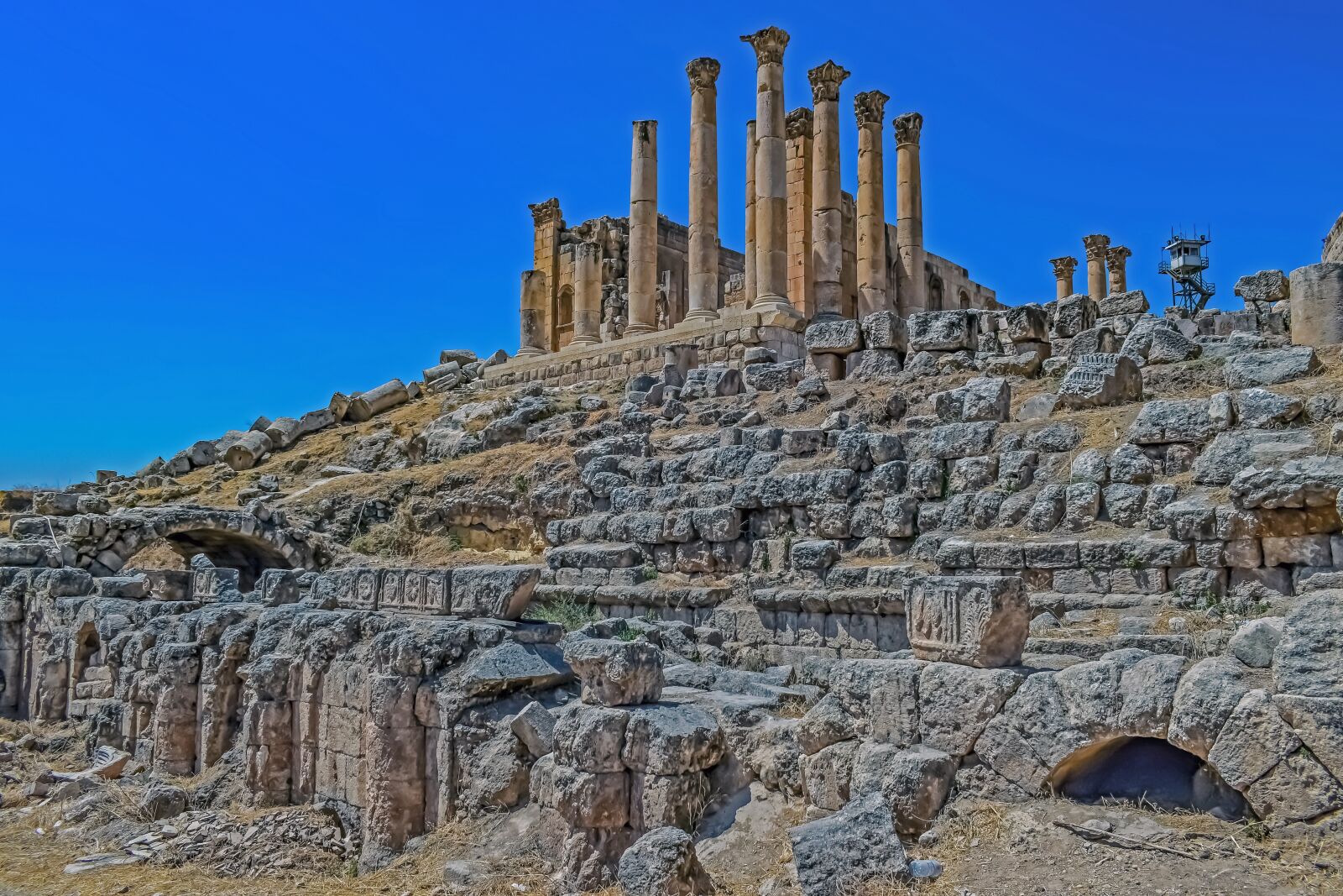 Nikon D3300 sample photo. Gerasa, jordan, ancient site photography