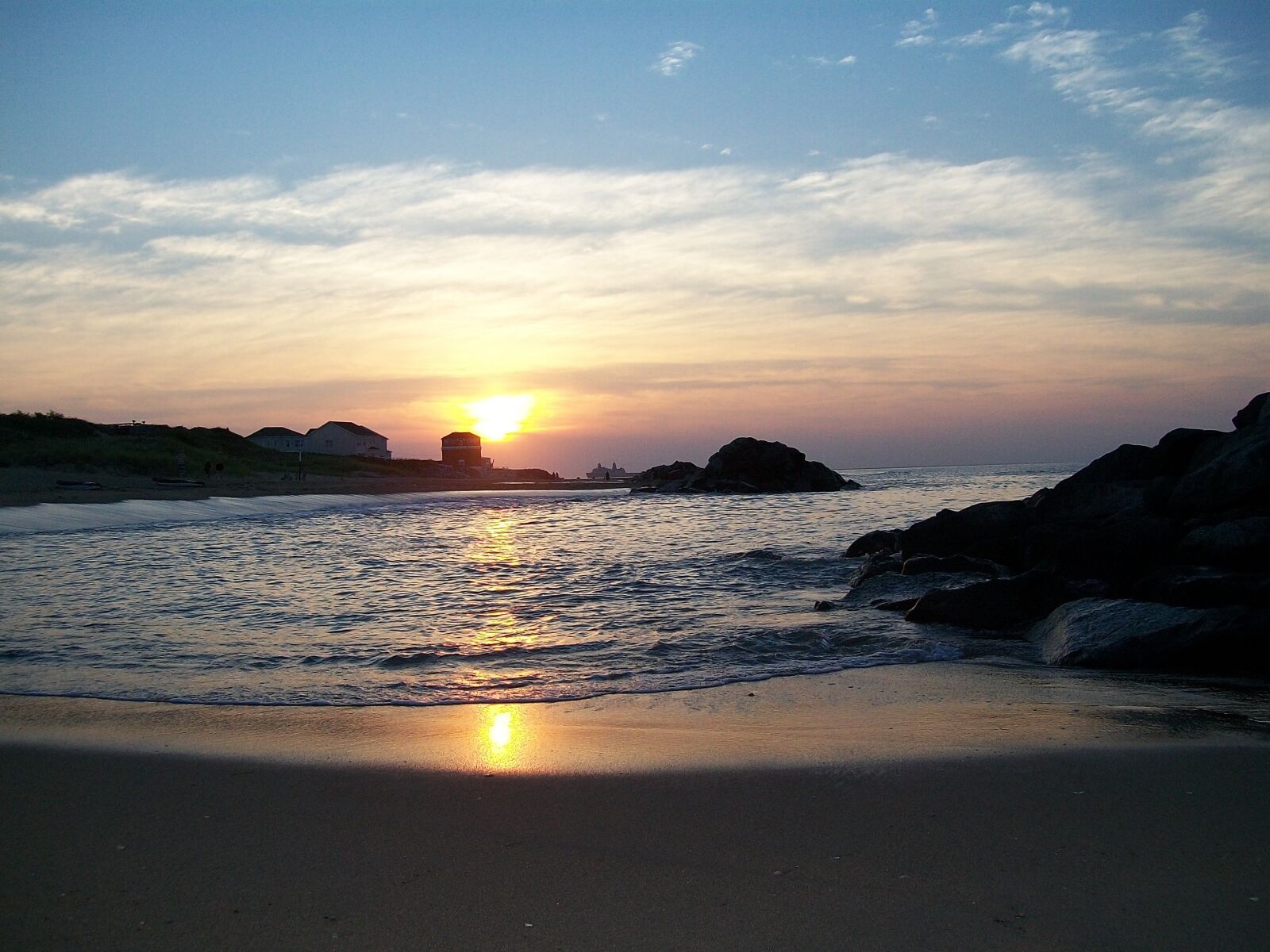 Kodak EASYSHARE C140 DIGITAL CAMERA sample photo. Beach, dusk, sundown photography