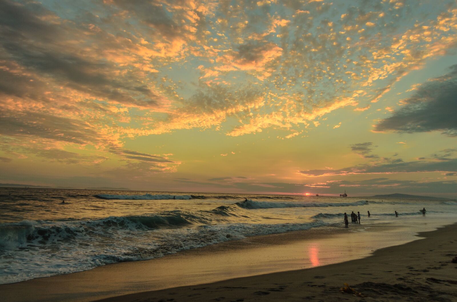Nikon D5100 sample photo. Sunset, ocean, sea photography