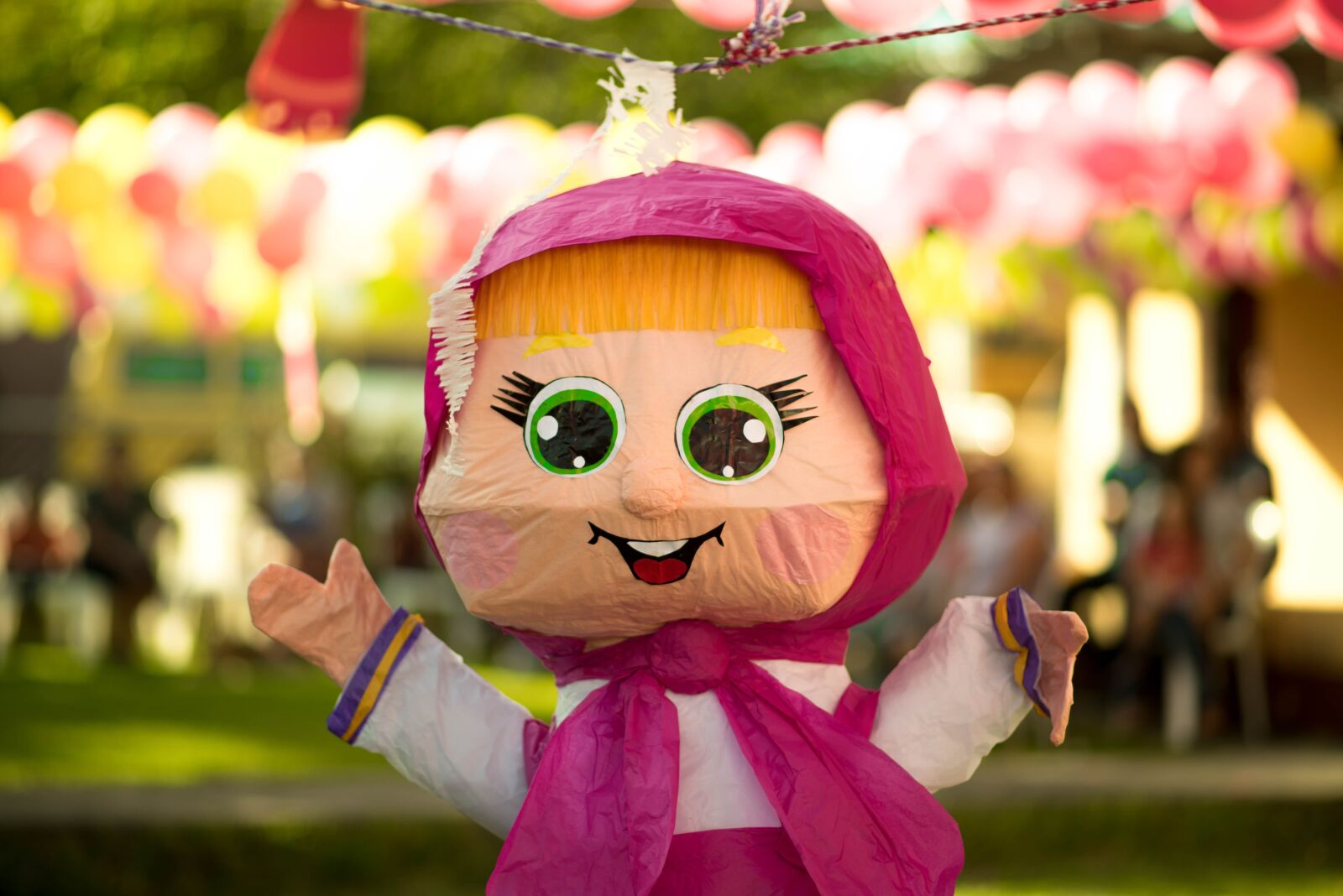 Nikon D750 sample photo. Piñata, party, child photography