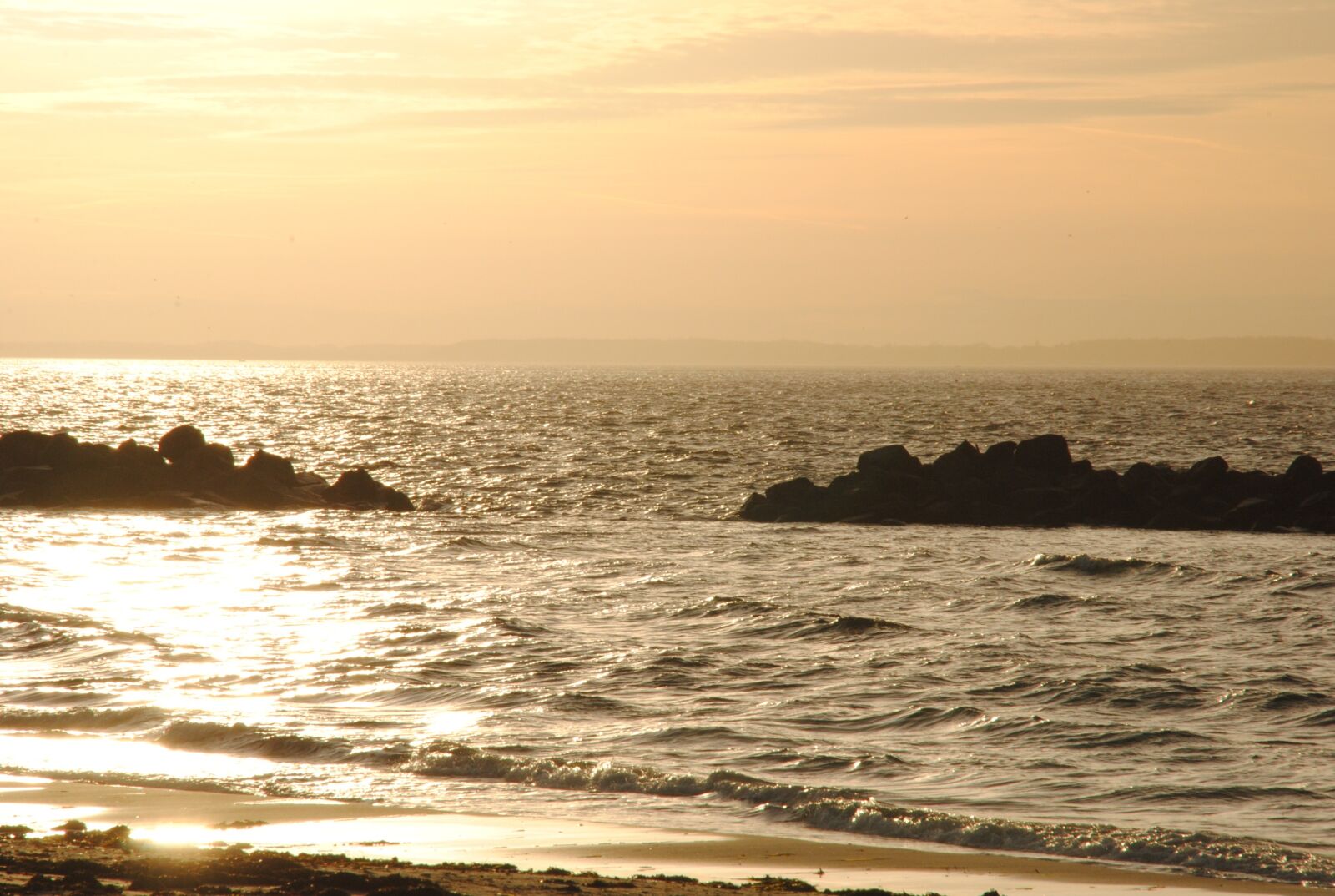 Nikon D3000 sample photo. Sunset, sea, himmel photography