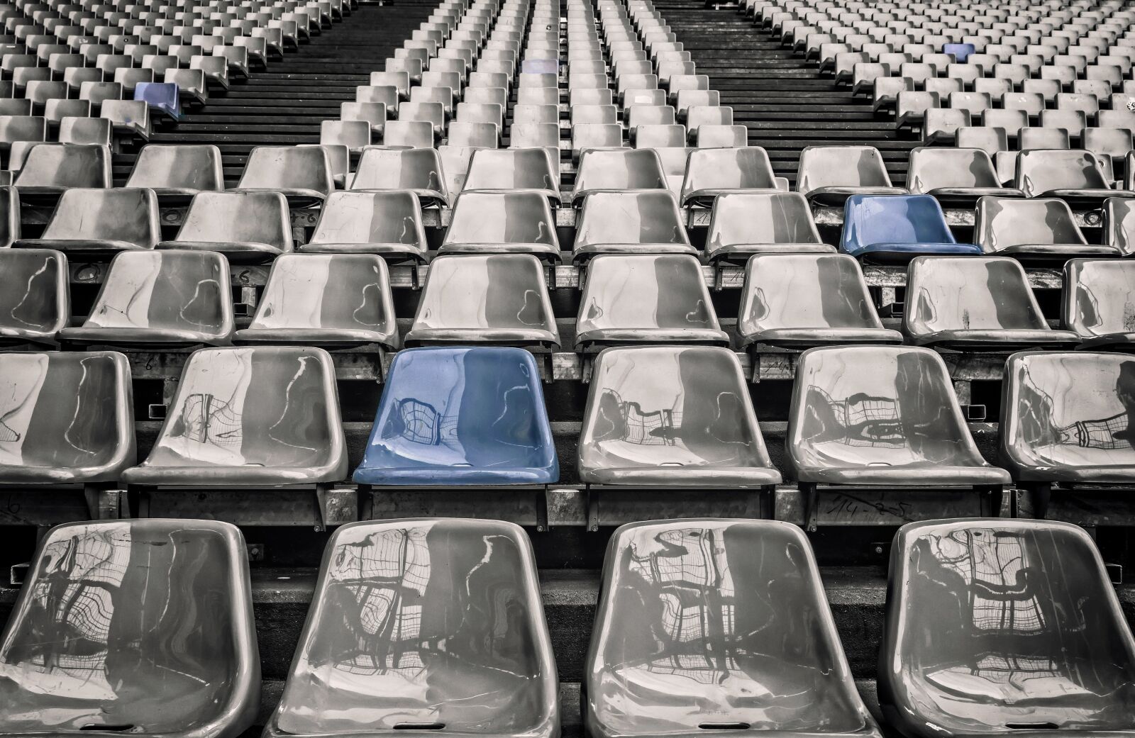Nikon D3300 sample photo. Stadium, rows of seats photography