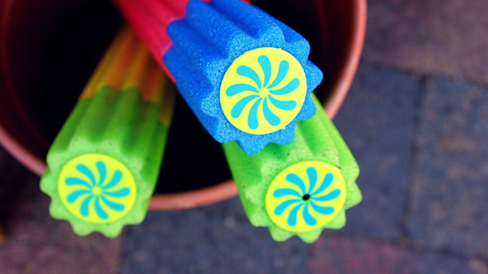 Sony Alpha DSLR-A350 sample photo. Heat wave, water toys photography