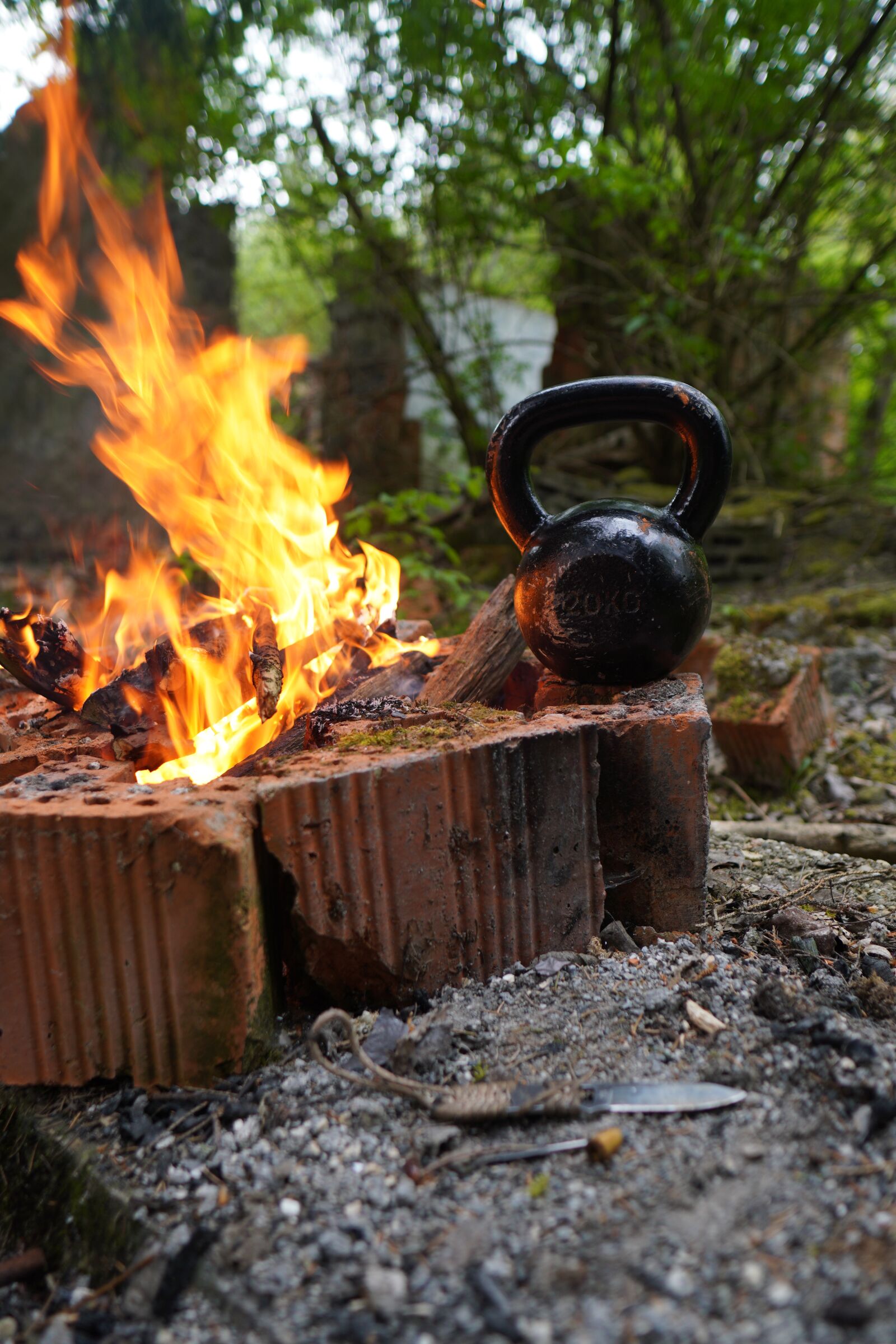 Sony a6400 + Sigma 16mm F1.4 DC DN | C sample photo. Carnivore, kettlebell, trening photography