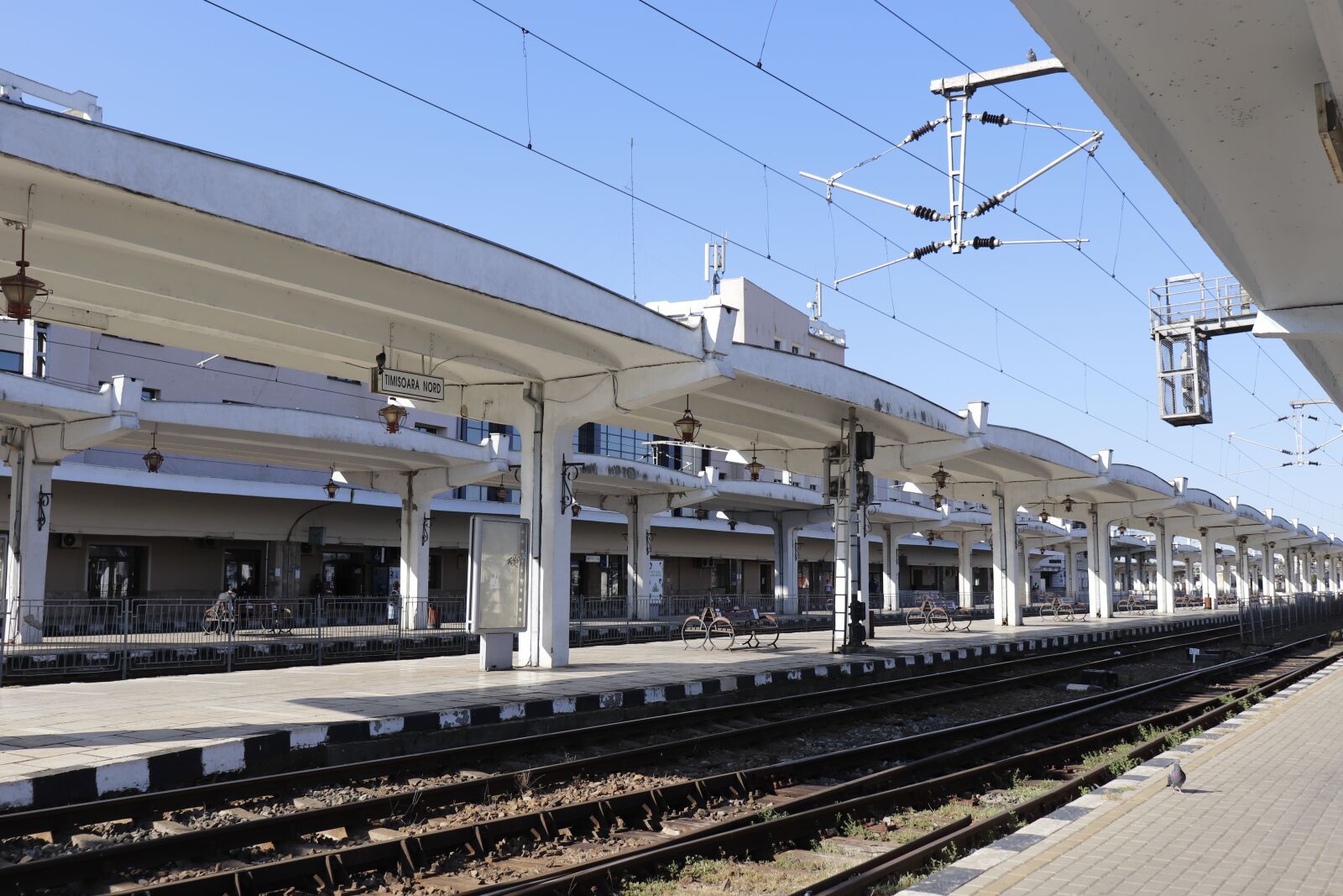 Canon EF-S 18-55mm F4-5.6 IS STM sample photo. Timisoara northern railway station photography