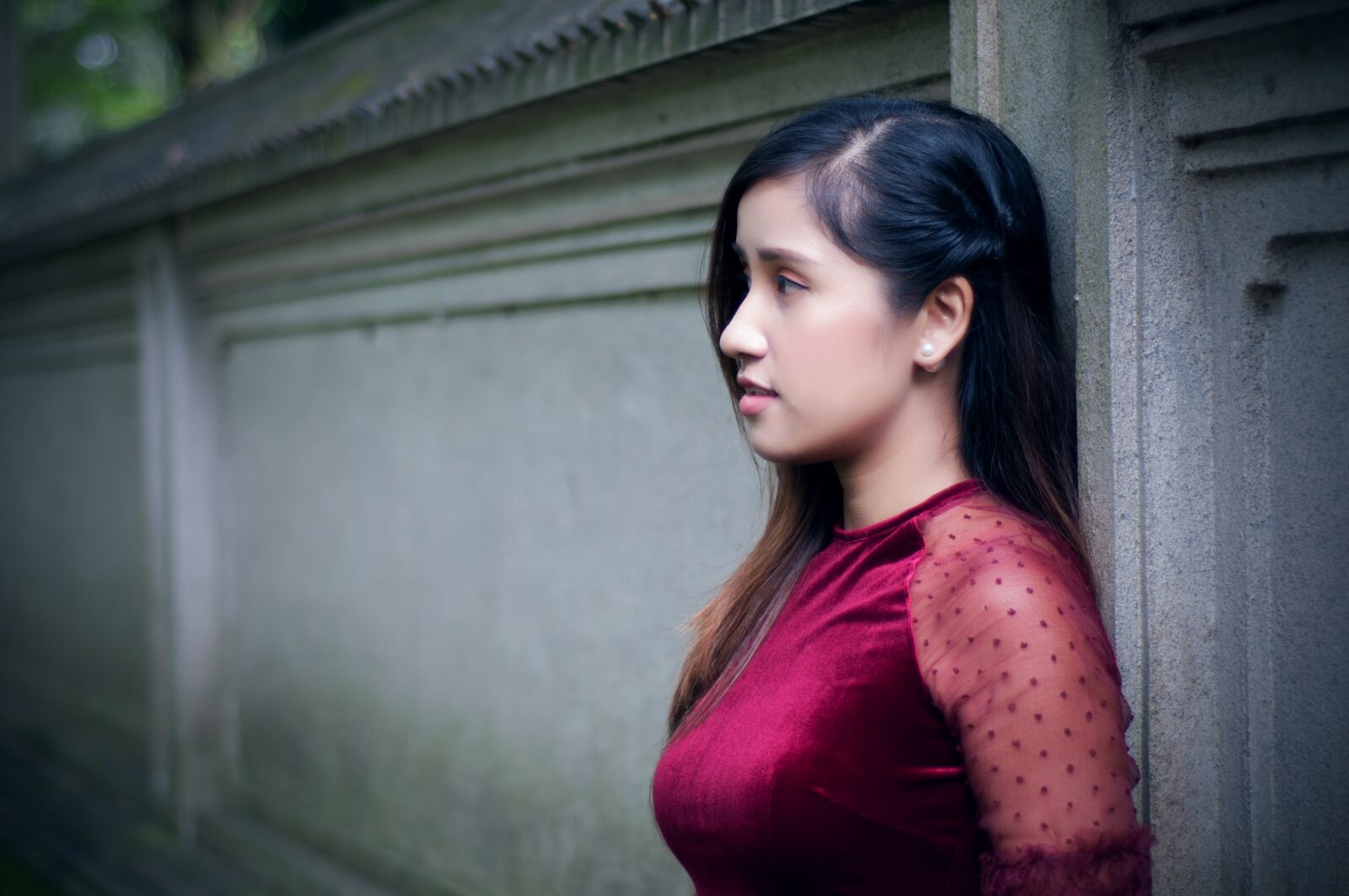 Nikon D90 sample photo. Portrait, classic, lady photography
