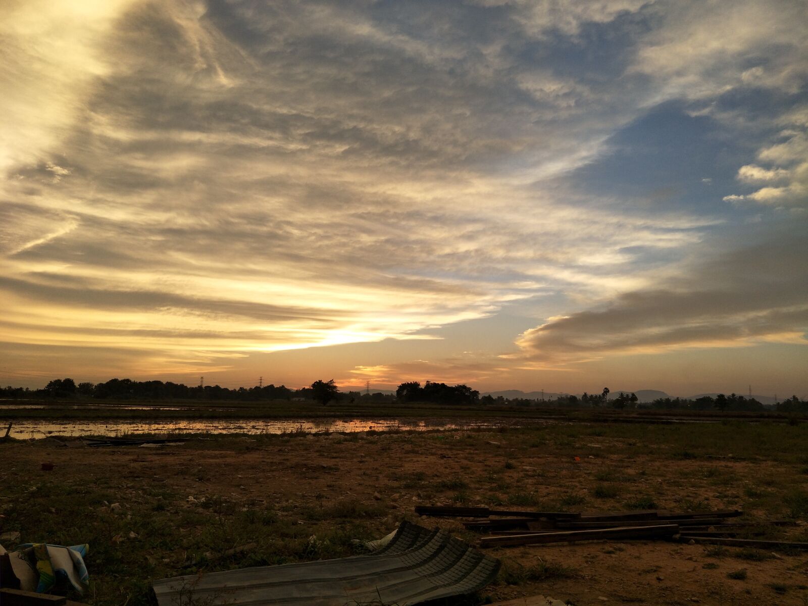 OPPO R9S sample photo. Sunset, landscape, sky photography