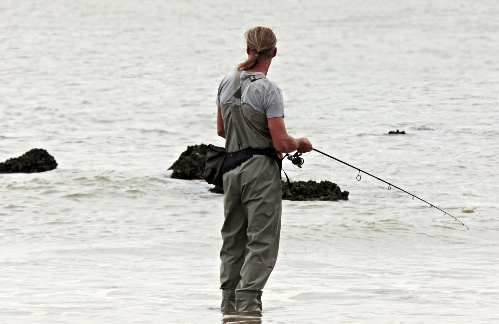 Canon EOS 100D (EOS Rebel SL1 / EOS Kiss X7) sample photo. Angler, fish, north sea photography