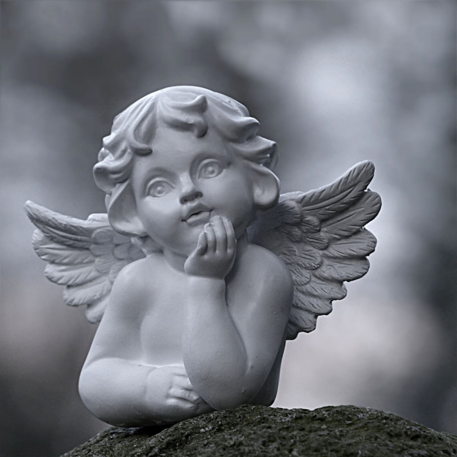 Panasonic Lumix DMC-FZ200 sample photo. Angel, sitting, figure photography