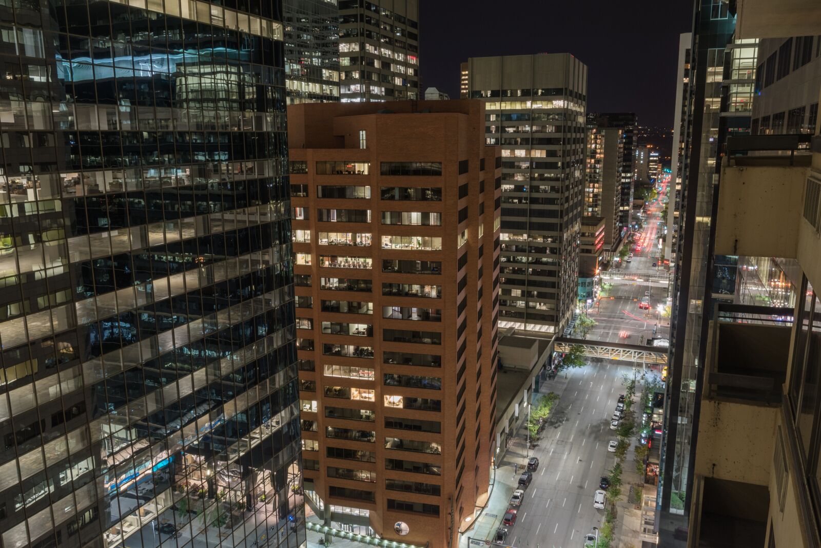 Nikon D5500 sample photo. Calgary, canada, skyscraper photography