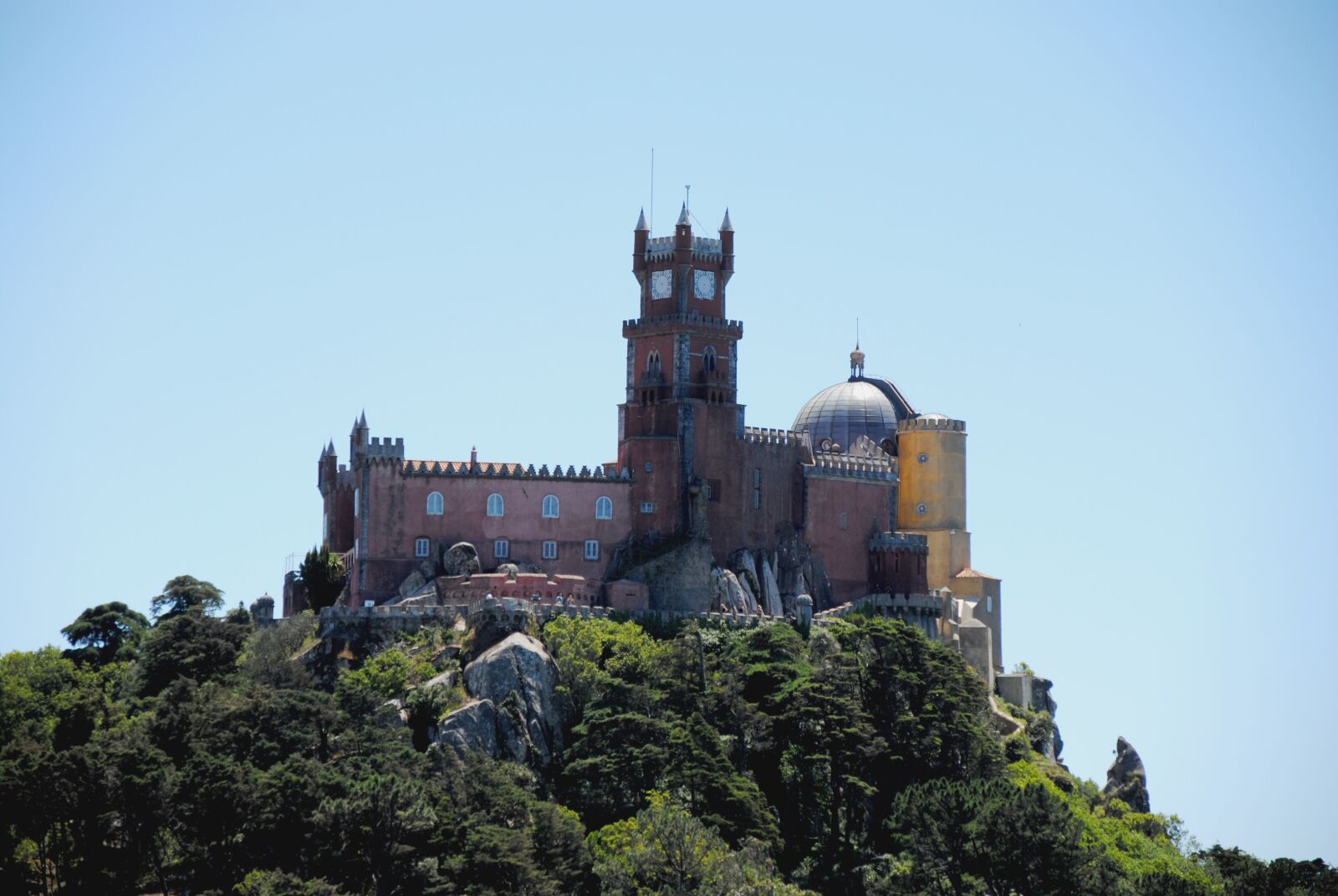 Nikon D3000 sample photo. Castle, sintra, portugal photography