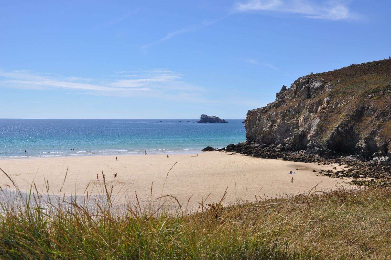 Nikon D5000 sample photo. Beach, brittany, finistère photography