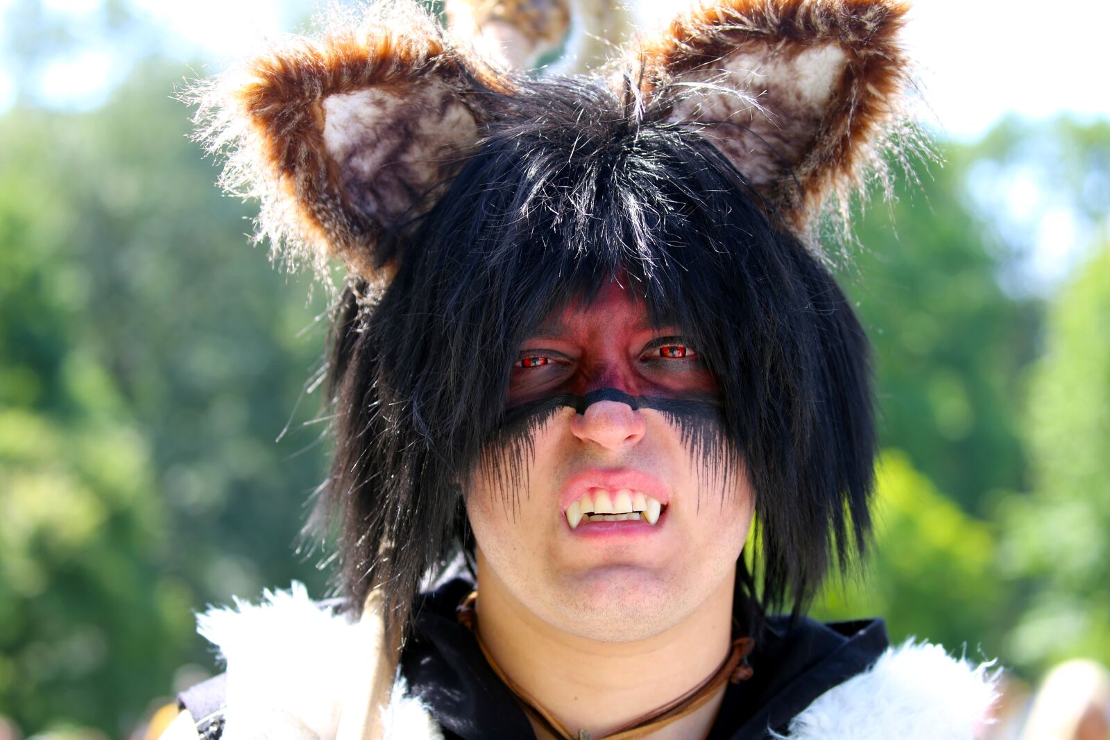 Canon EF 100-400mm F4.5-5.6L IS II USM sample photo. Cosplay, wolf, wolf man photography