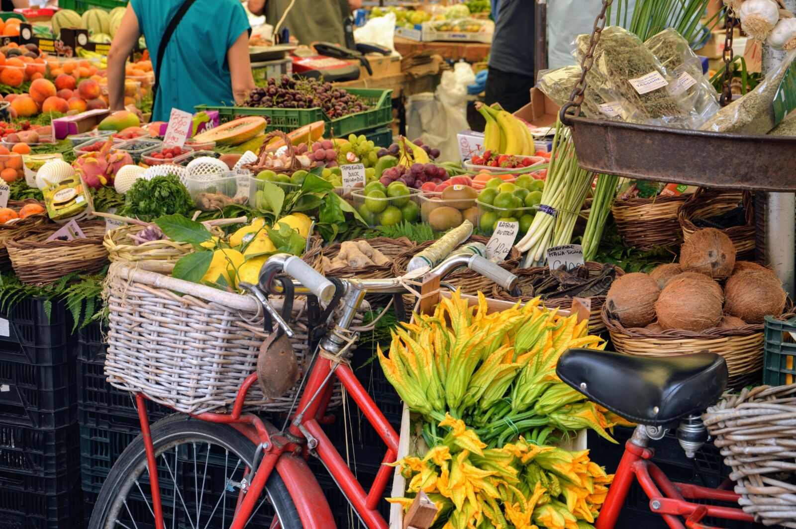 Nikon D3200 sample photo. Market, italy, fruit photography