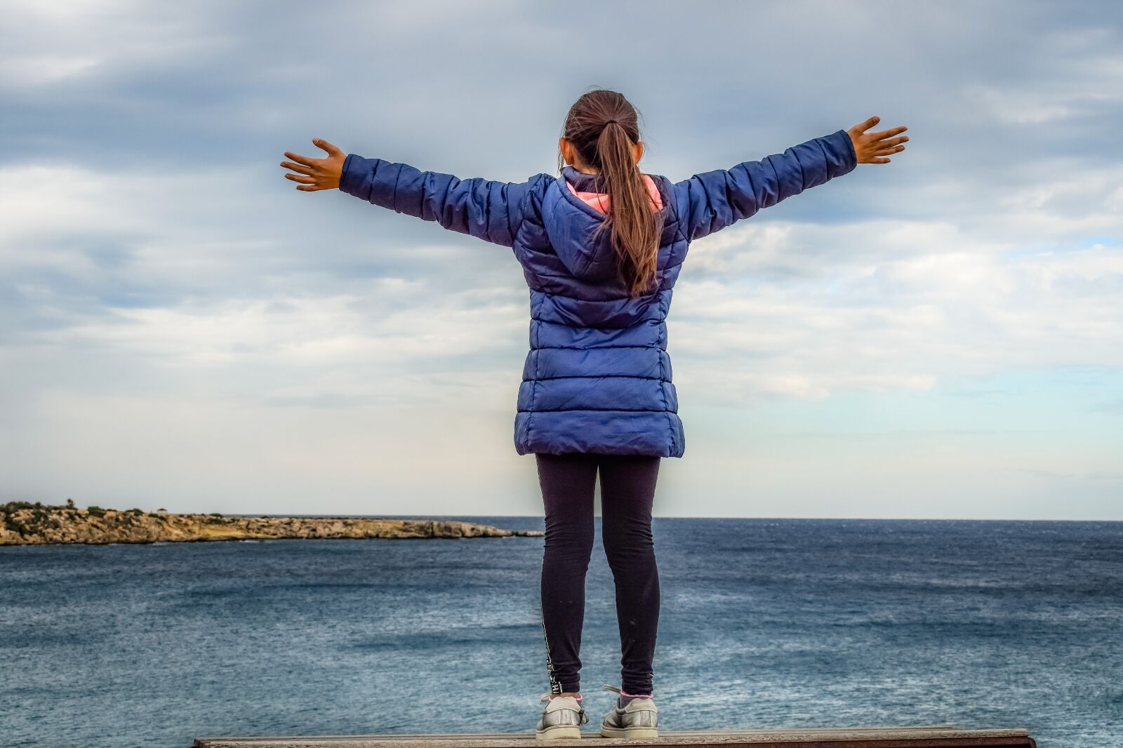Nikon D3300 sample photo. Girl, sea, sky photography