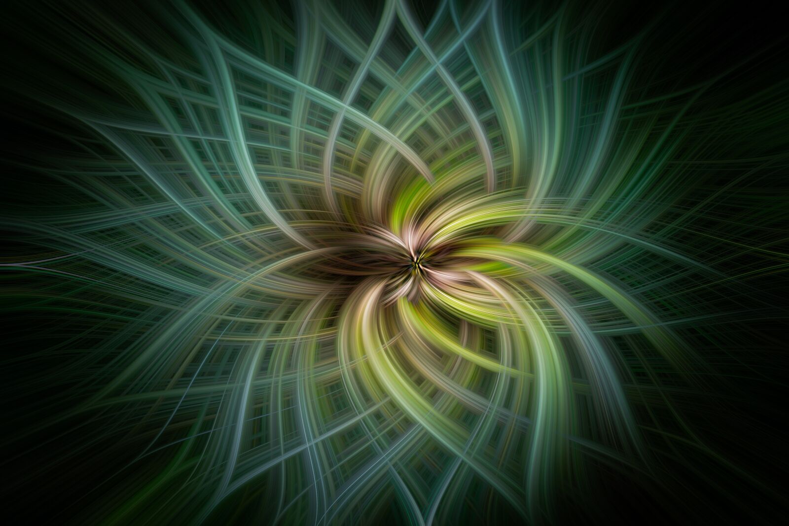 Canon EF 100mm F2.8L Macro IS USM sample photo. Abstract art, graphics, green photography