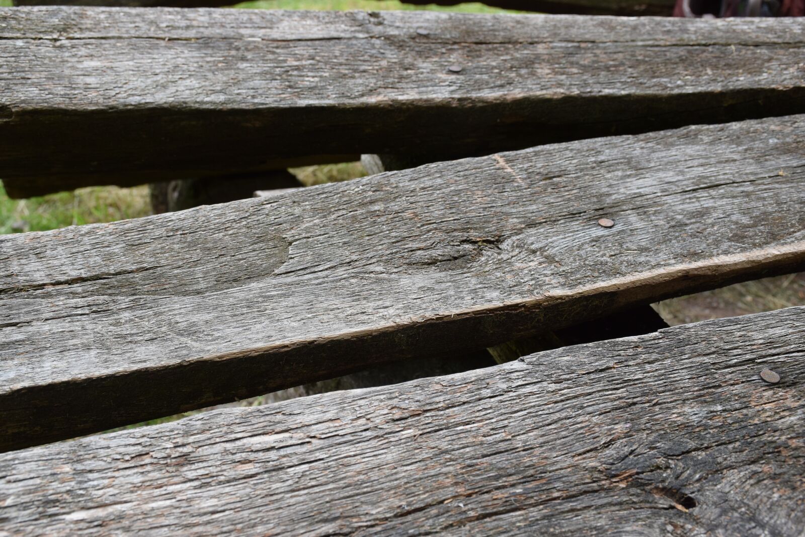Nikon D5300 sample photo. Wooden bench, old, rustic photography