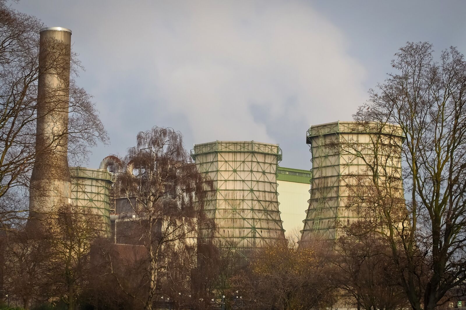 Olympus OM-D E-M10 sample photo. Power plant, current, energy photography