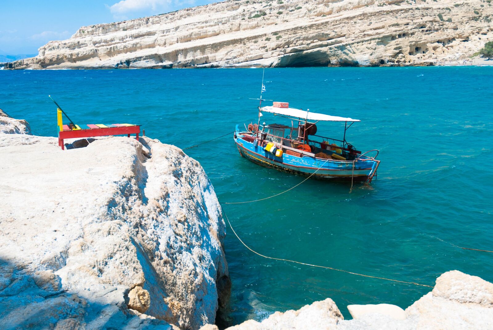 Nikon D80 sample photo. Crete, matala, sea photography