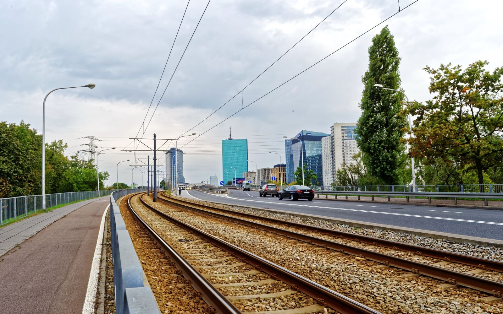 Nikon D5100 sample photo. Cityscape, tram lines, railway photography