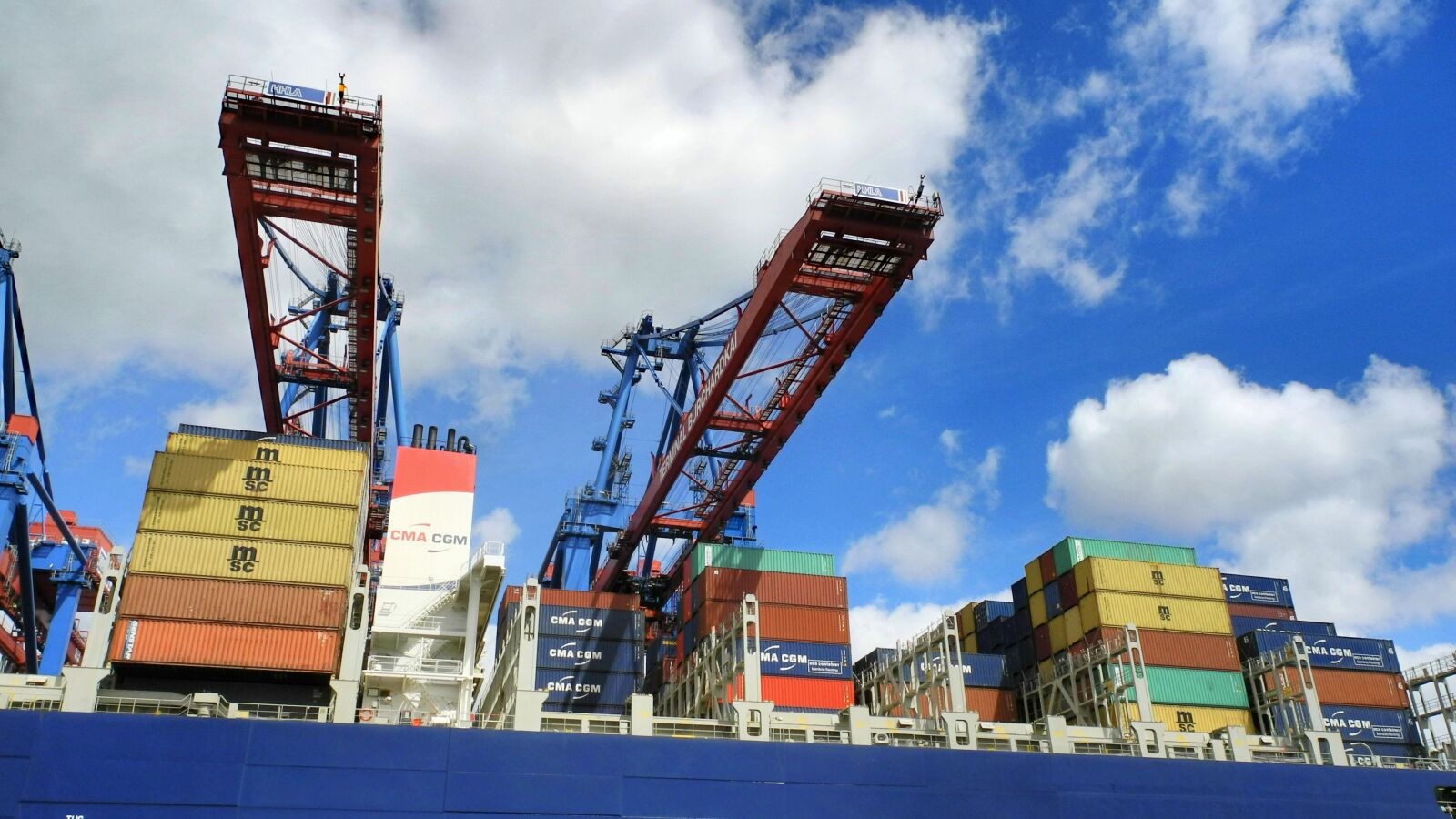 Nikon Coolpix P7100 sample photo. Harbour cranes, port, port photography