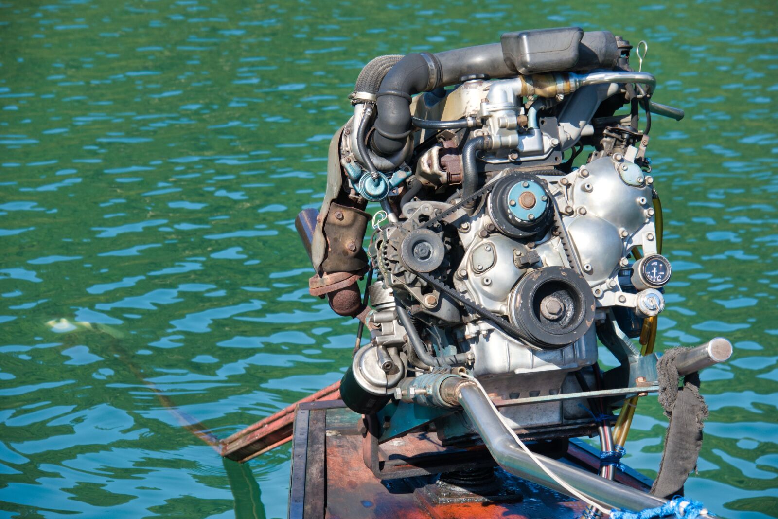 Canon PowerShot G3 X sample photo. Boat motor, motor, longtail photography