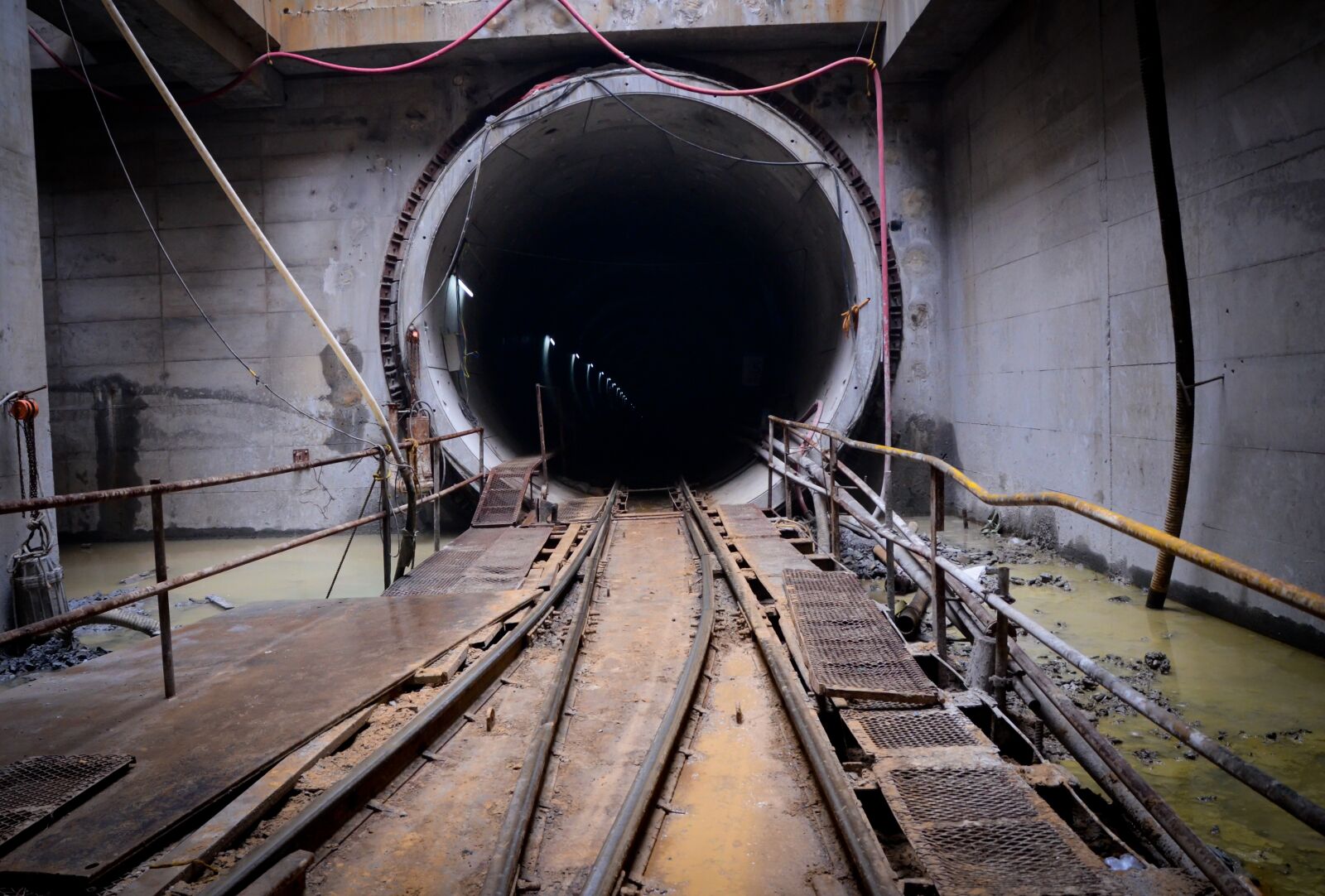 Nikon D7000 sample photo. Metro construction, live real photography