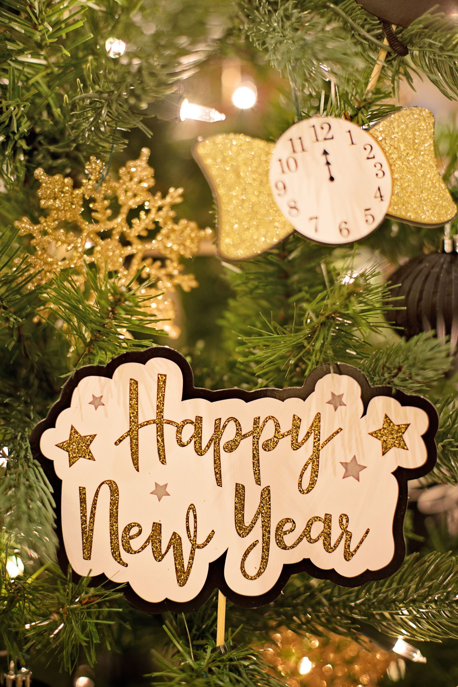 Canon EF 50mm F1.4 USM sample photo. Happy new year, ornament photography