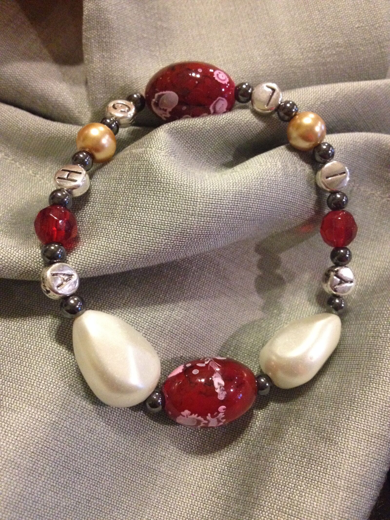 iPhone 4S back camera 4.28mm f/2.4 sample photo. Bracelet, silver, chayil photography