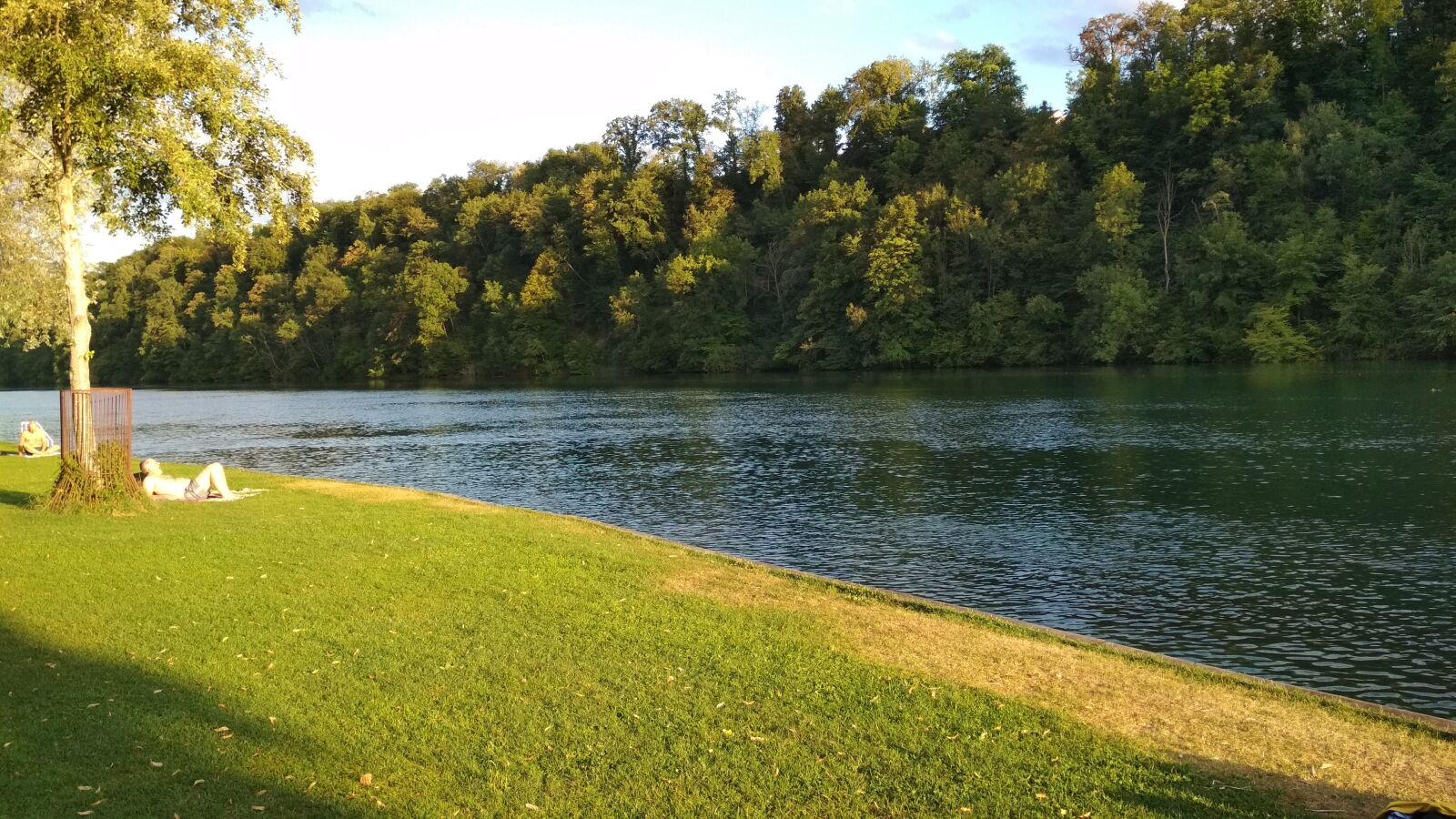 Xiaomi Redmi 4X sample photo. Outdoor pool, rhine, eglisau photography