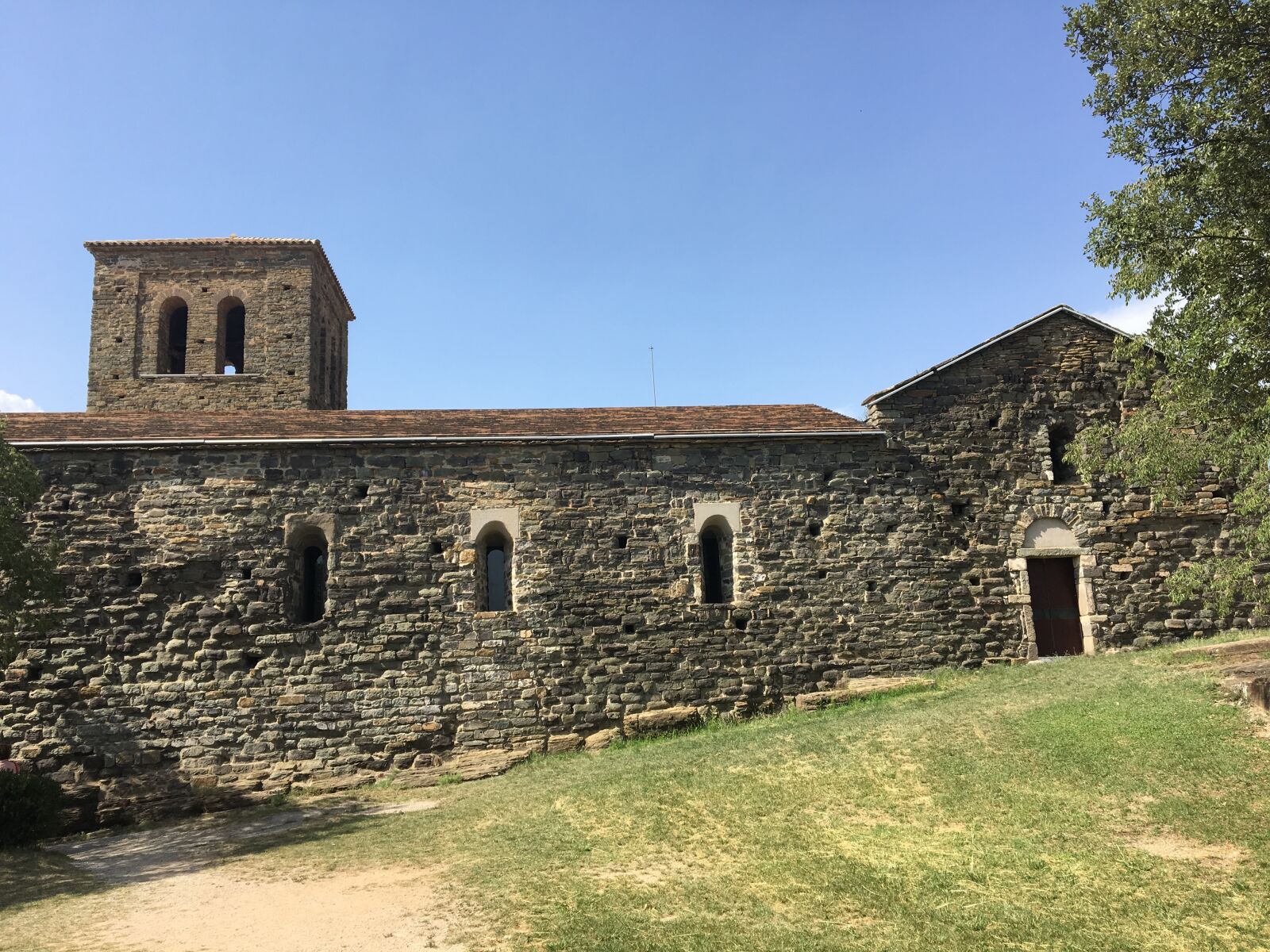 Apple iPhone 6s sample photo. Monastery, catalonia, construction photography